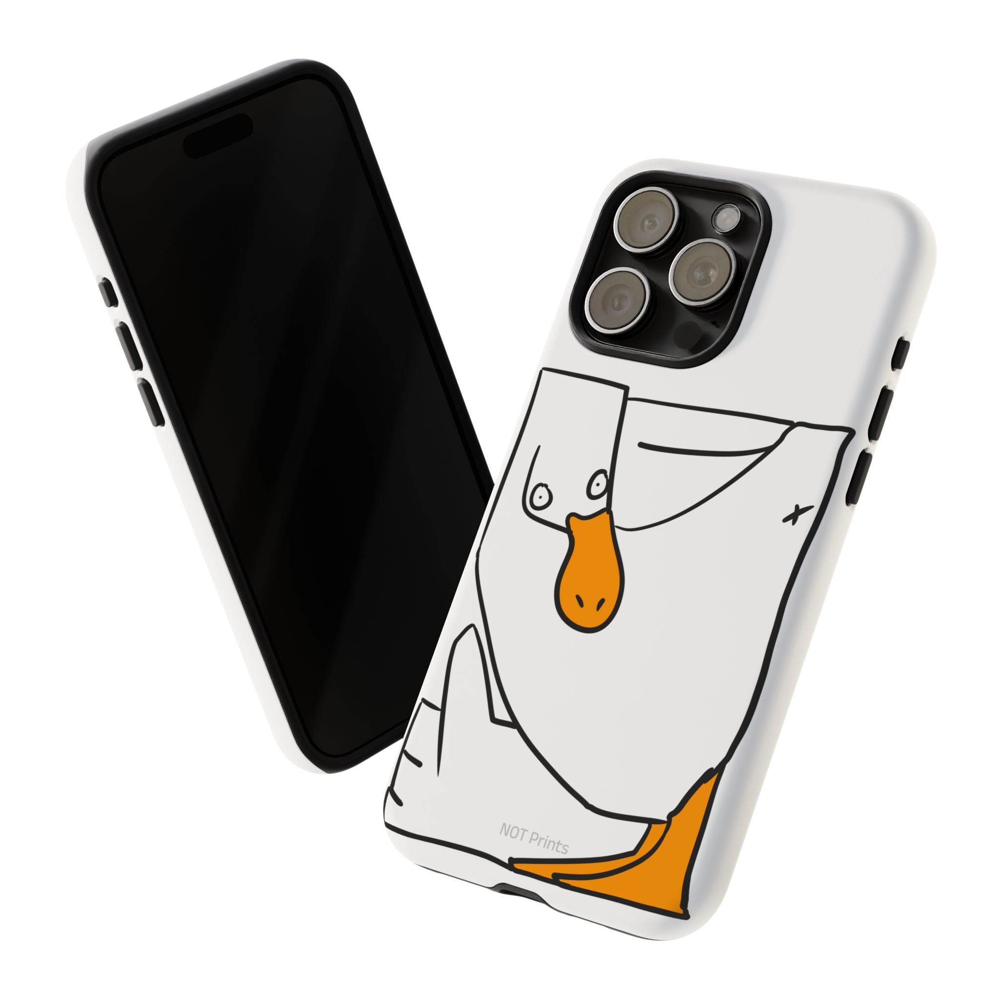 Duck Phone Case – Cute Cartoon Duck Tough Phone Cover