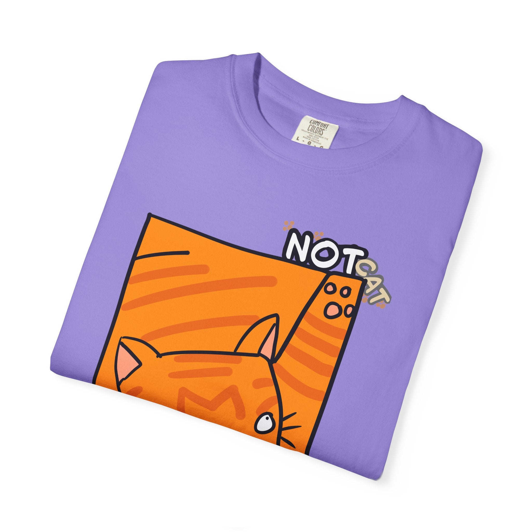 Orange Cat T-Shirt | Cute Cartoon "Not Cat" Unisex T-shirt