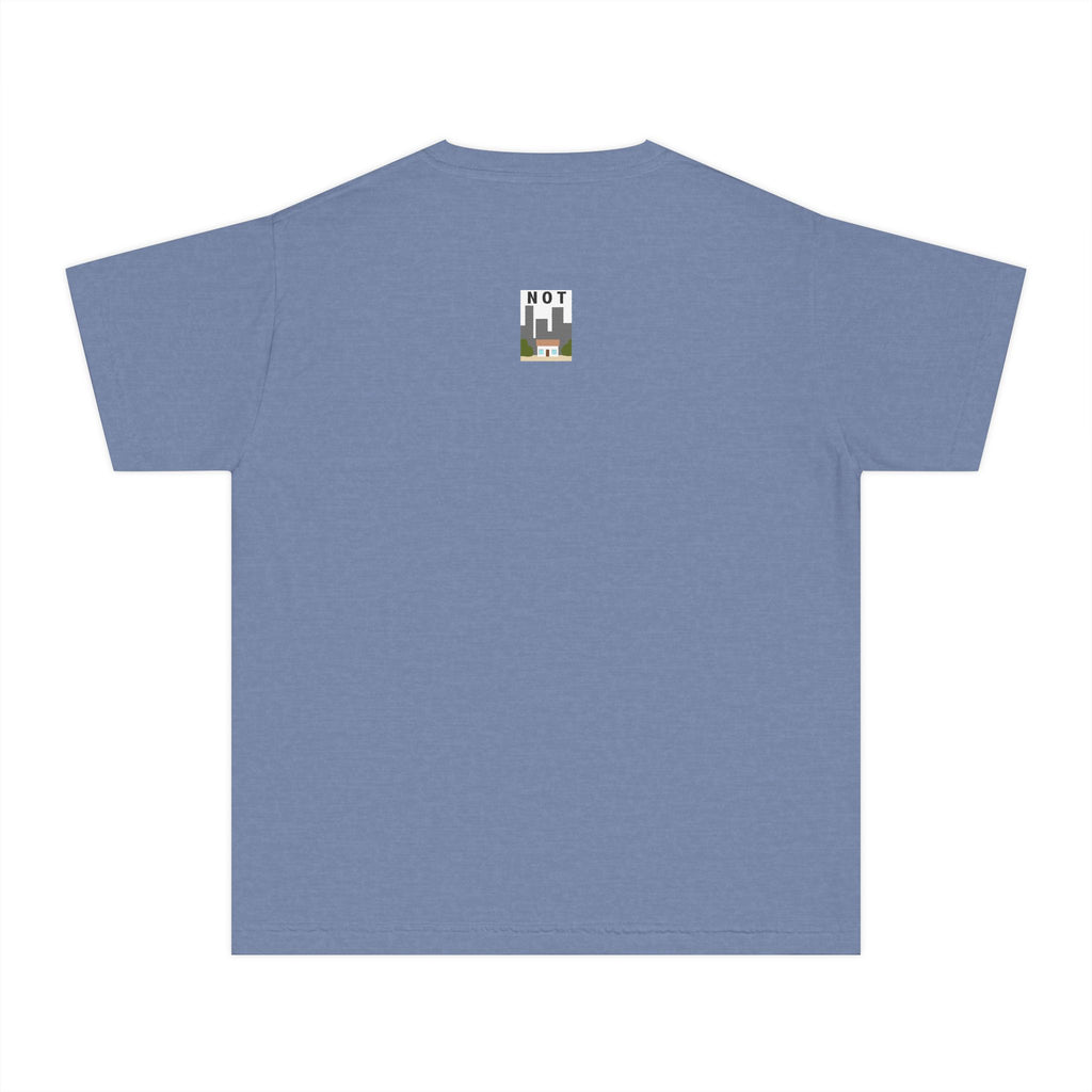 Orange Cat Youth Tee – Cute Cartoon Cat Graphic Shirt for Kids | Funny Not Cat Animal Cotton T-Shirt