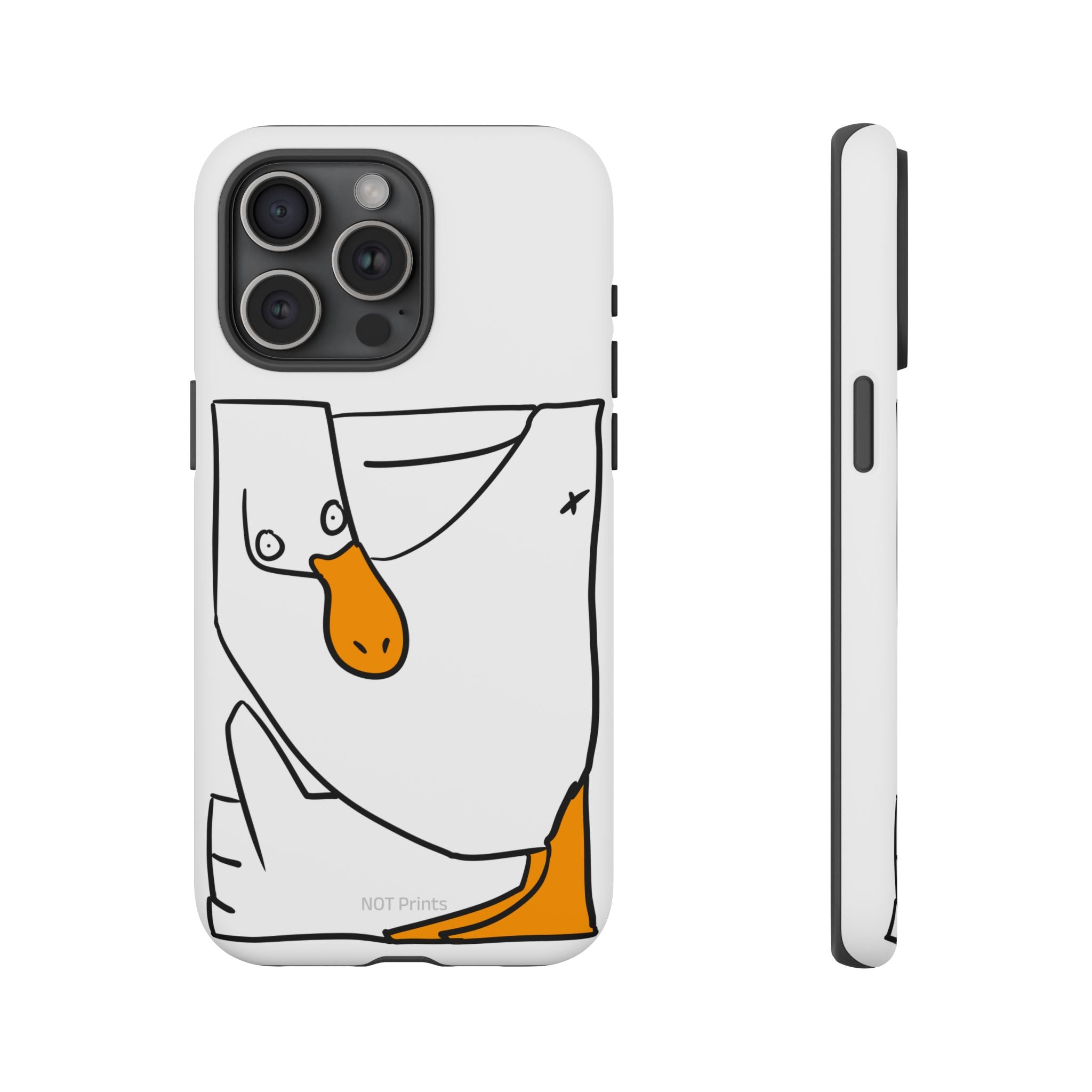 Duck Phone Case – Cute Cartoon Duck Tough Phone Cover