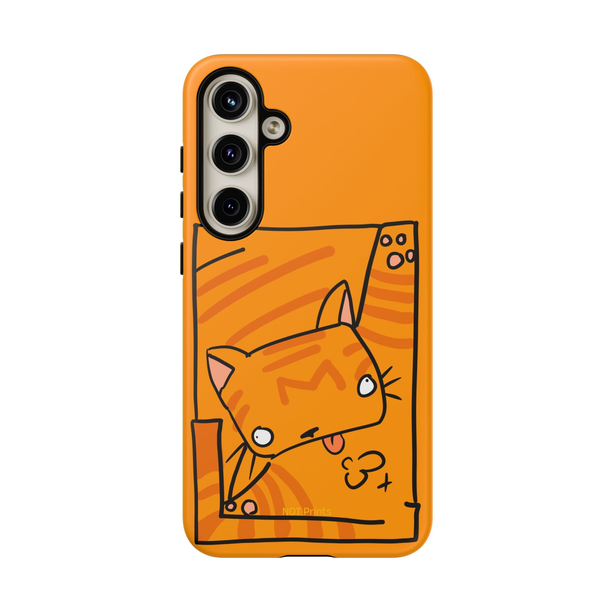 Cute Orange Cat Phone Case - Tough Cases Protective iPhone Cover