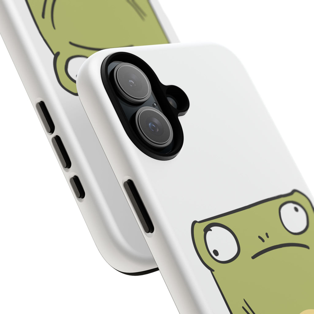 Funny Frog Tough Phone Case — Cute Stubborn Frog Protective iPhone Case