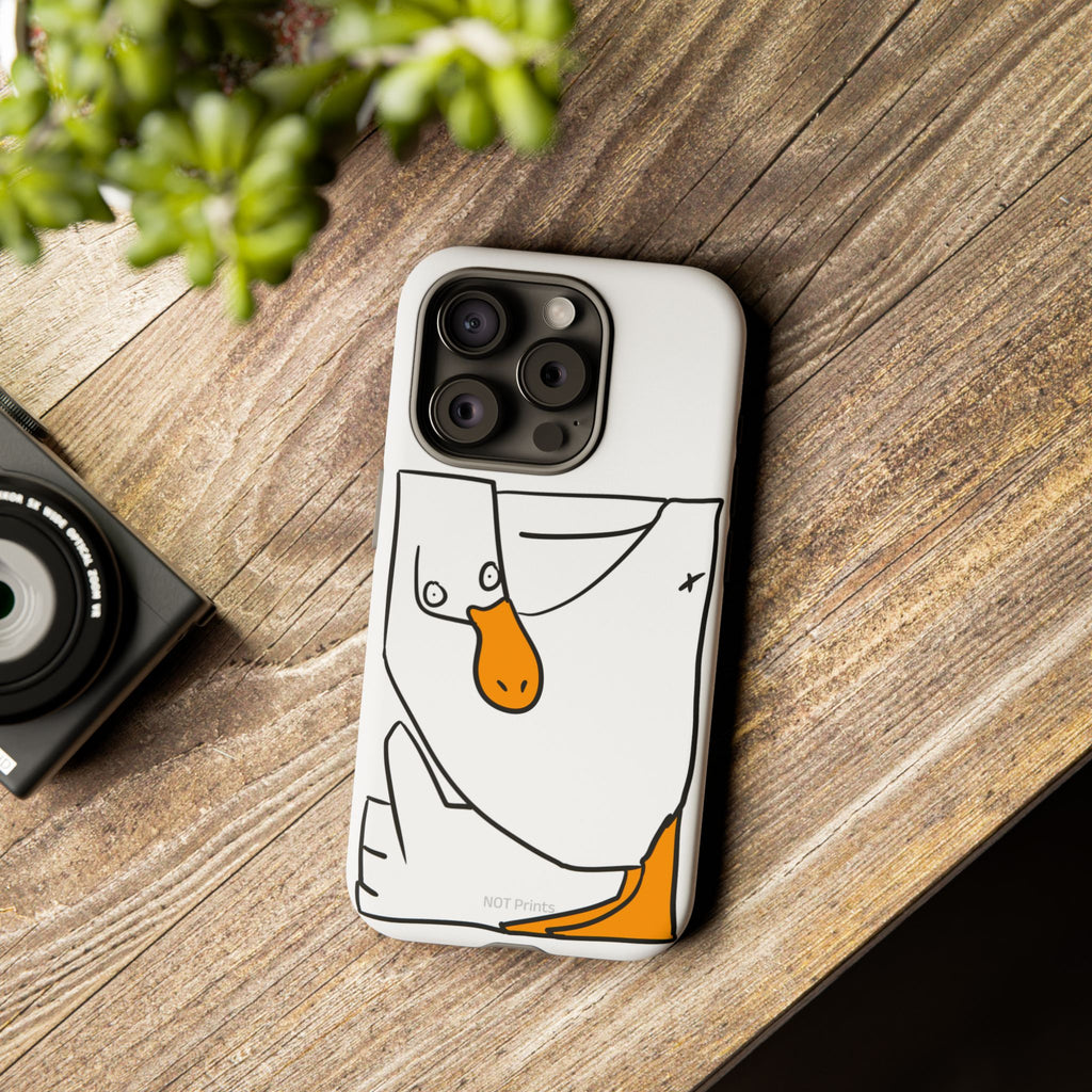 Duck Phone Case – Cute Cartoon Duck Tough Phone Cover