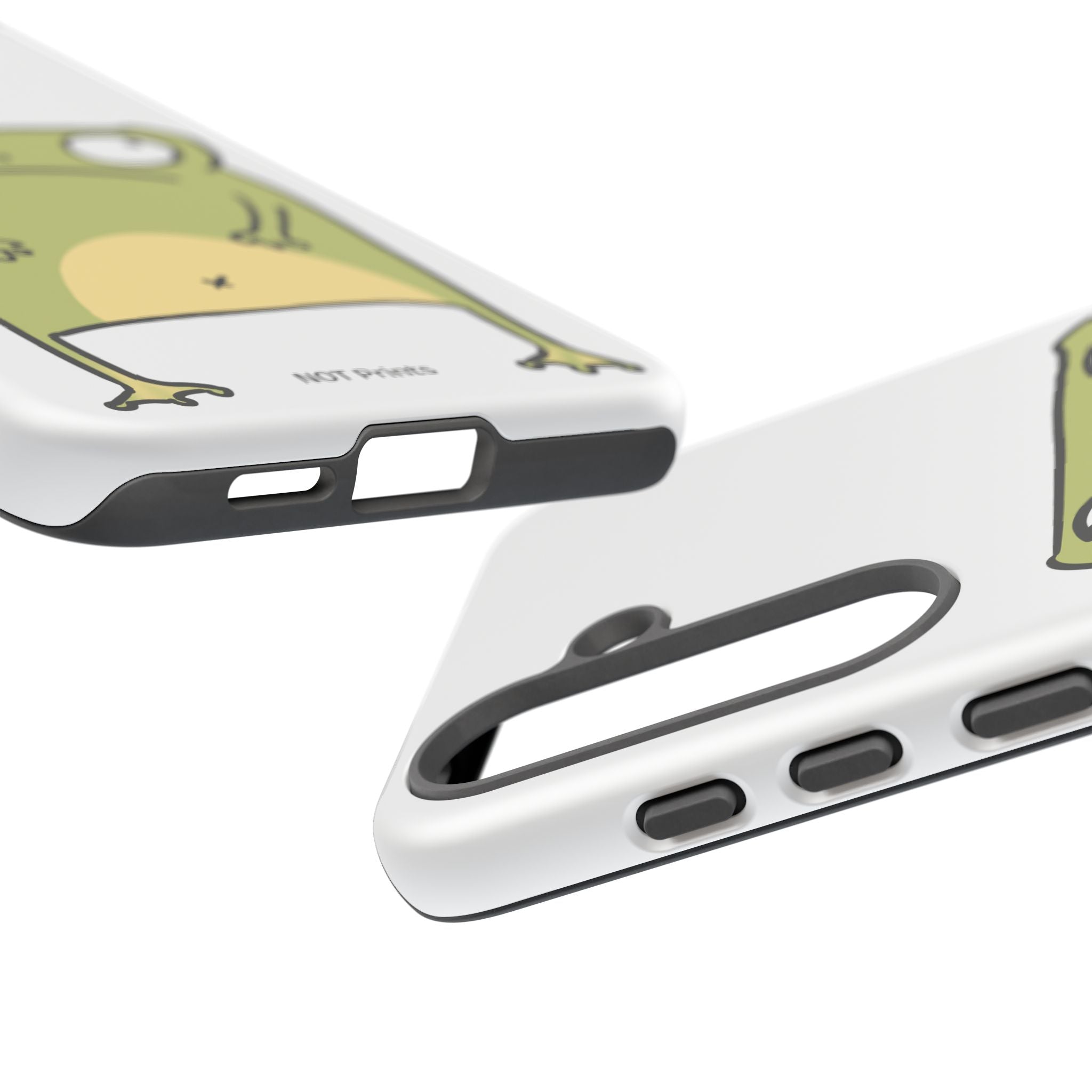 Funny Frog Tough Phone Case — Cute Stubborn Frog Protective iPhone Case