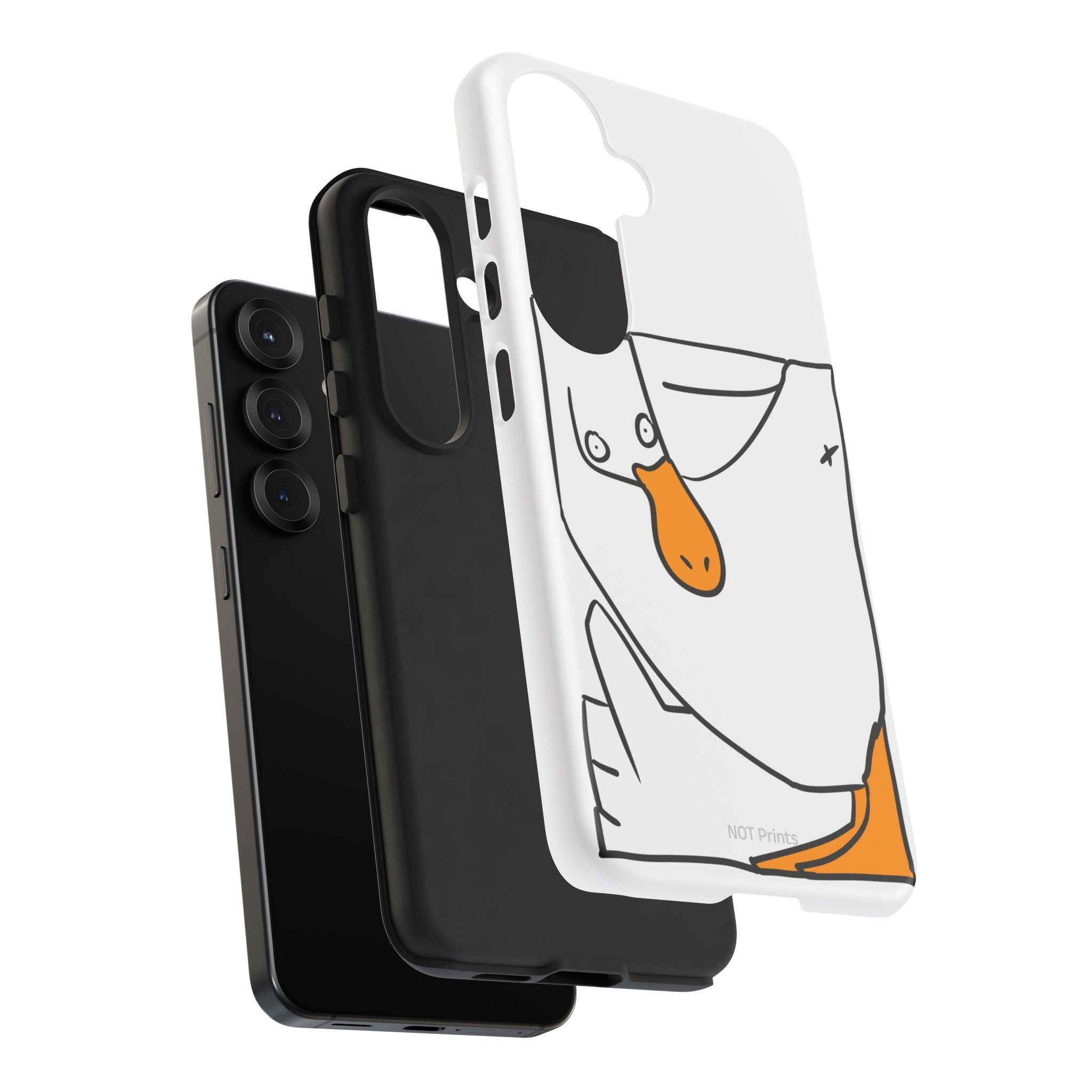 Duck Phone Case – Cute Cartoon Duck Tough Phone Cover