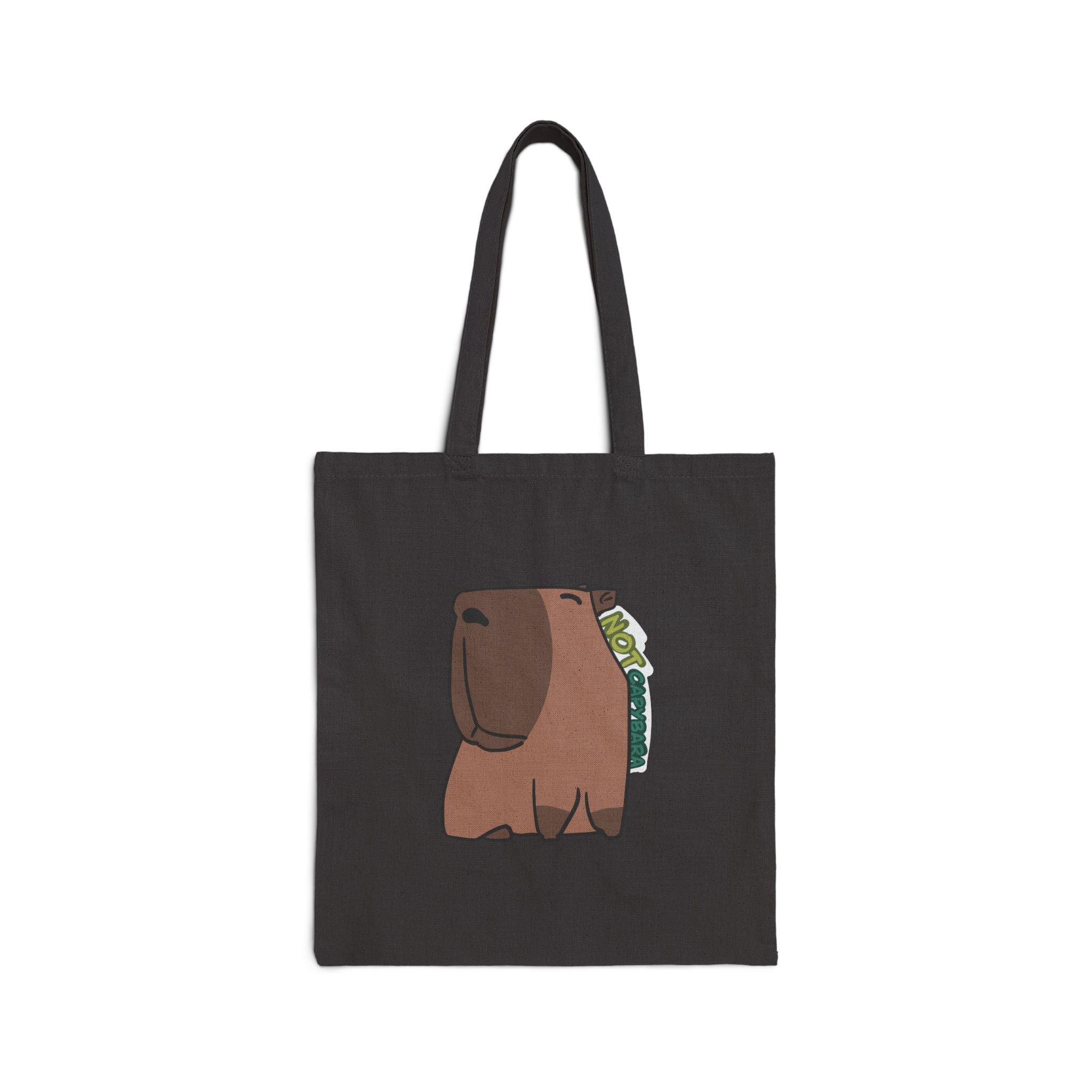 Sac fourre-tout en toile — Sac à provisions écologique avec capybara mignon et succulent