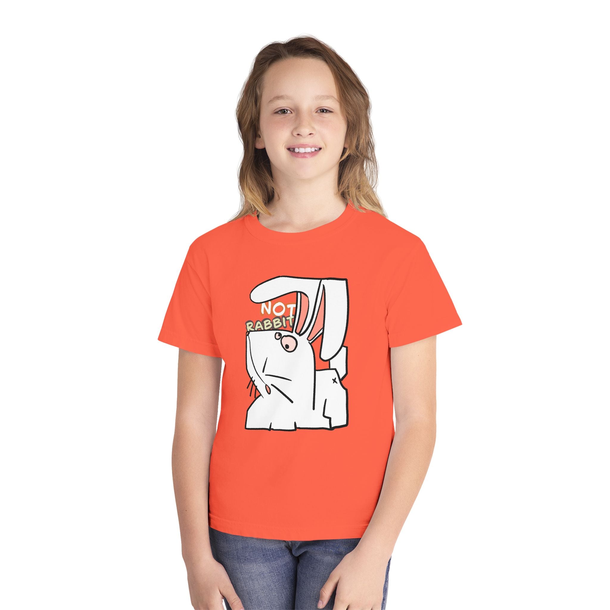 Rabbit Youth Tee — Cute 'Not Rabbit' Graphic Bunny T-Shirt
