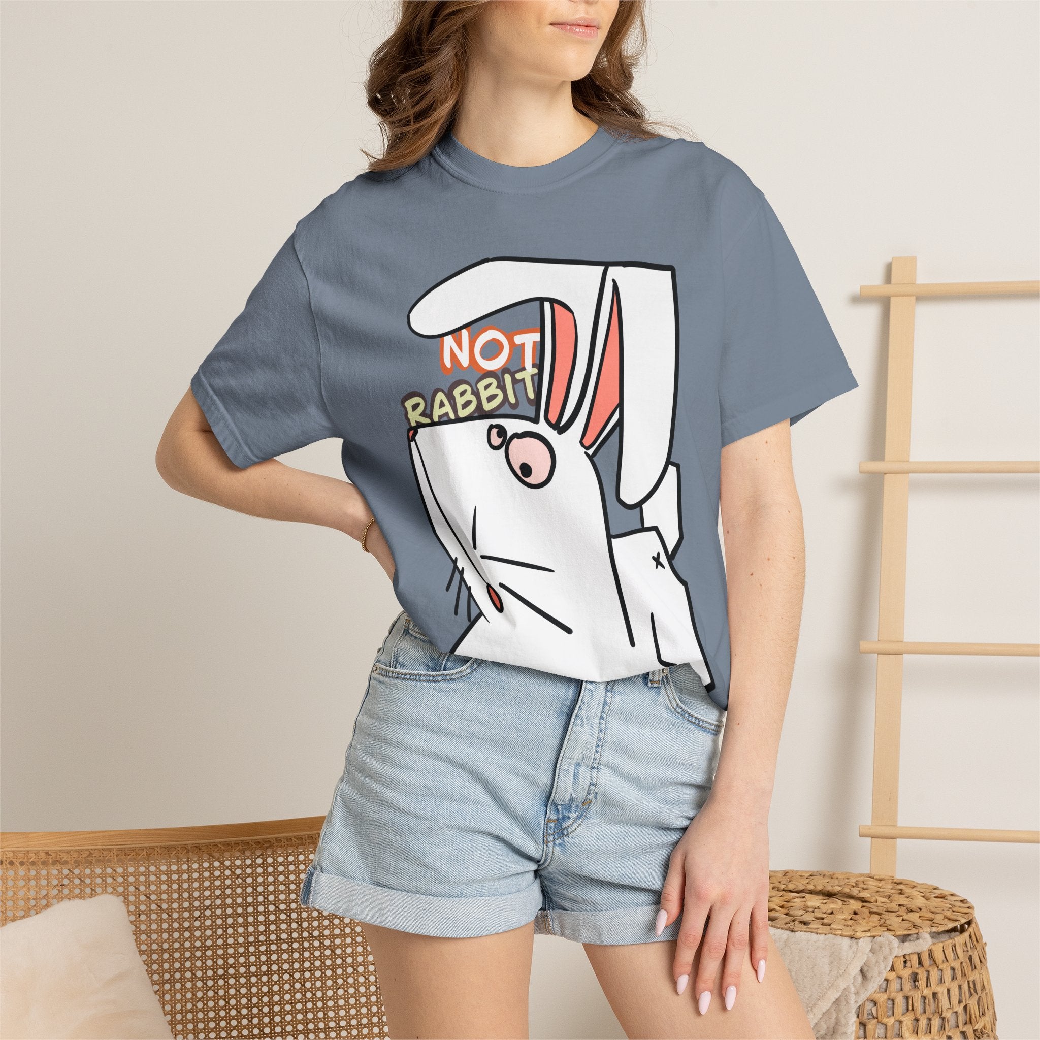 Rabbit T-Shirt | Cute Cartoon "Not Rabbit" | Unisex T-shirt