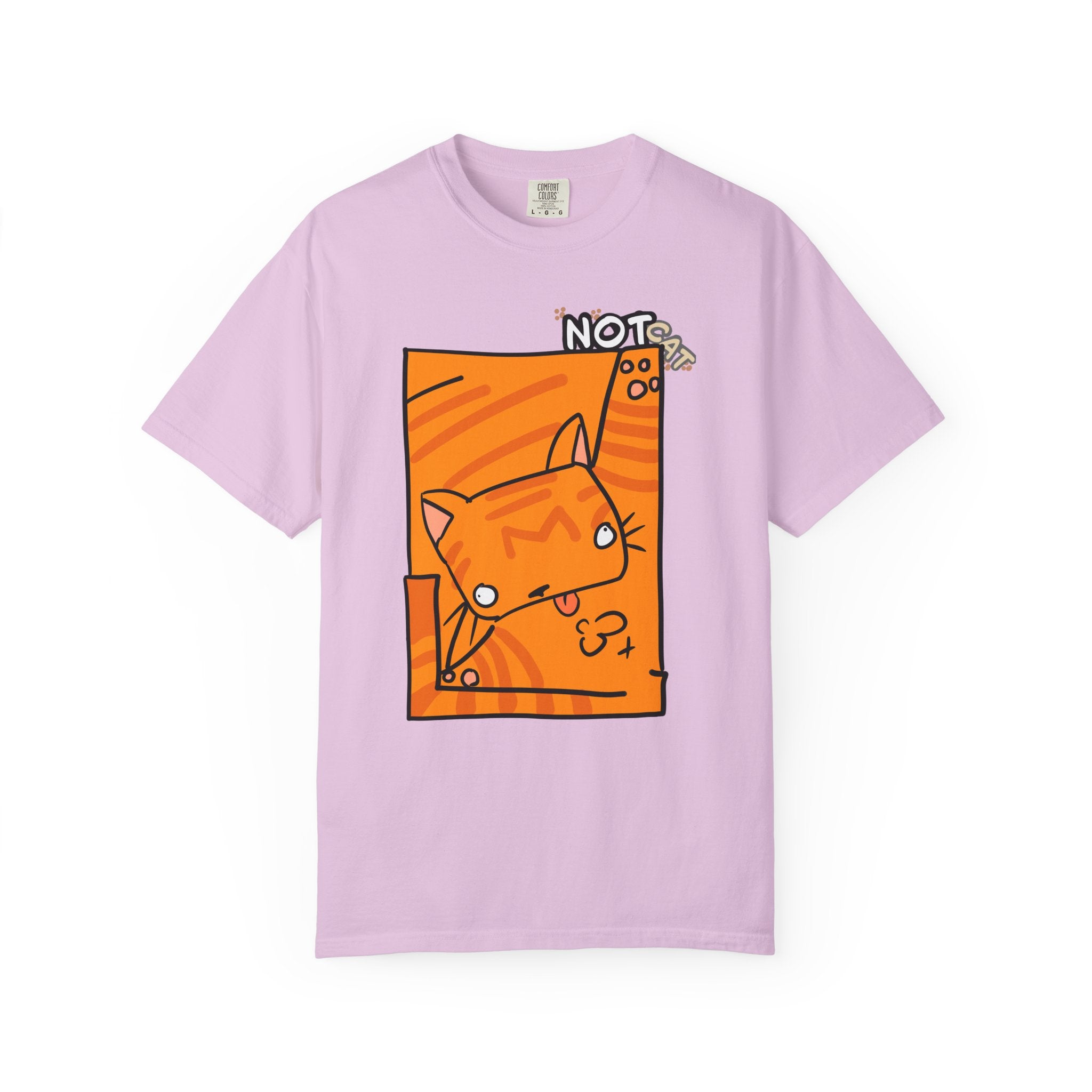 Orange Cat T-Shirt | Cute Cartoon "Not Cat" Unisex T-shirt