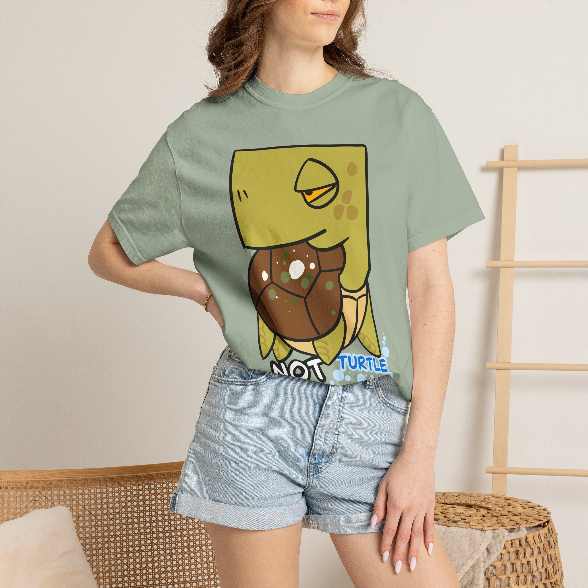 Turtle T-Shirt — Cute Cartoon "Not Turtle" Unisex T-shirt
