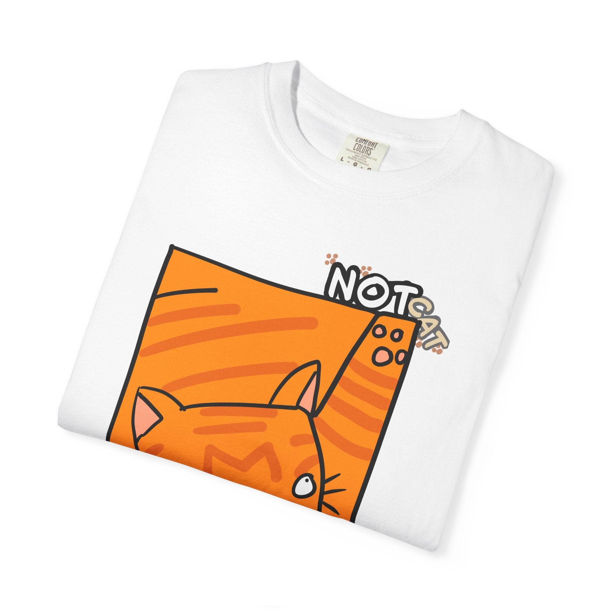 Orange Cat T-Shirt | Cute Cartoon "Not Cat" Unisex T-shirt