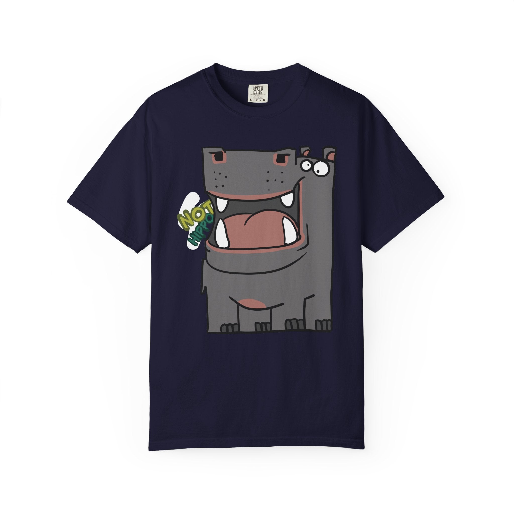 Hippo T‑Shirt — Cute Cartoon "Not Hippo" Unisex T-shirt