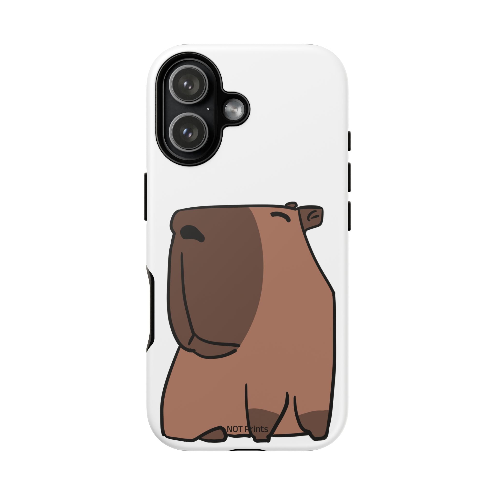 Coque Téléphone Ours Mignon - Étui Protecteur iPhone Minimaliste Ours Brun Dessin Animé