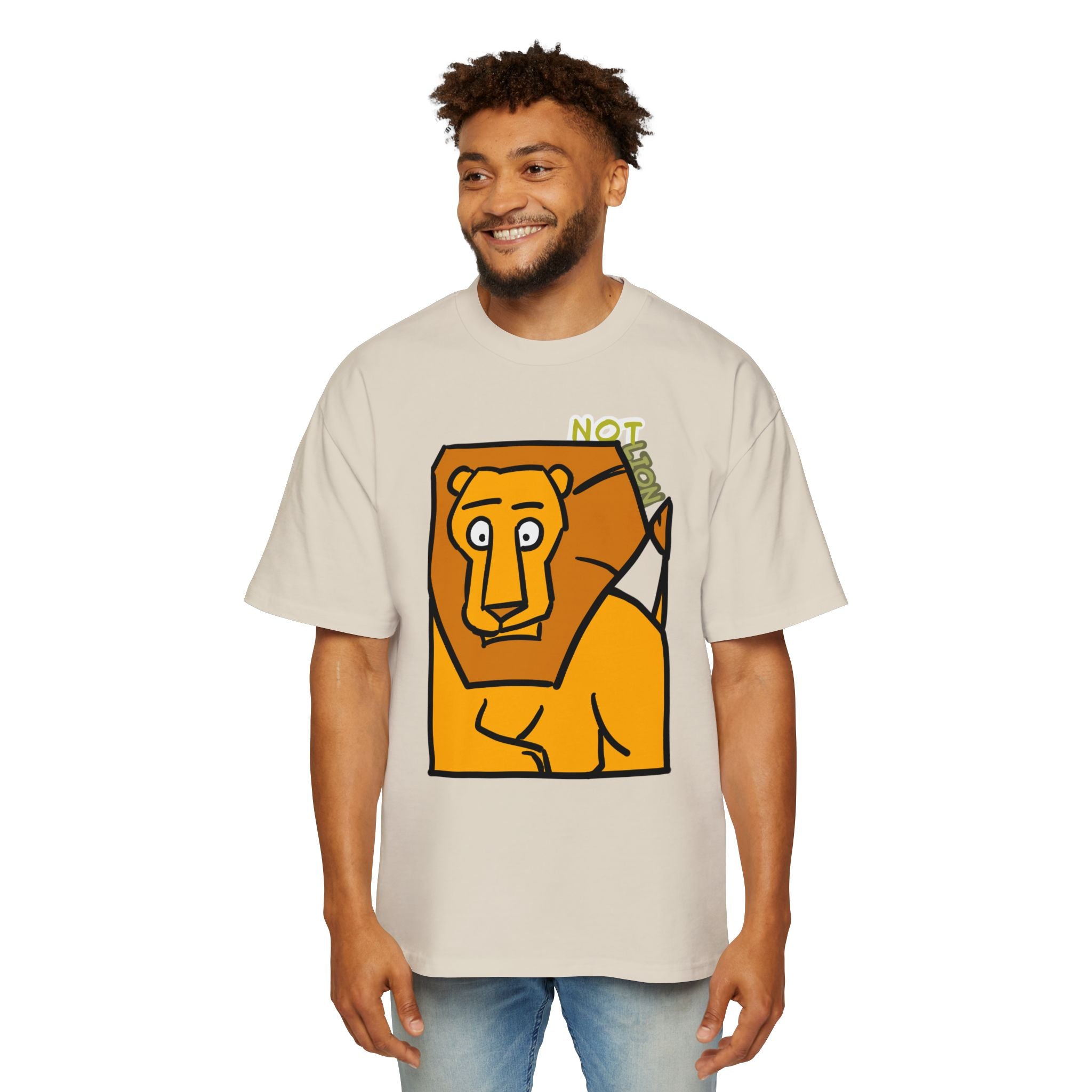 Lion T-shirt — Not Lion Tee | Cute Cartoon Lion