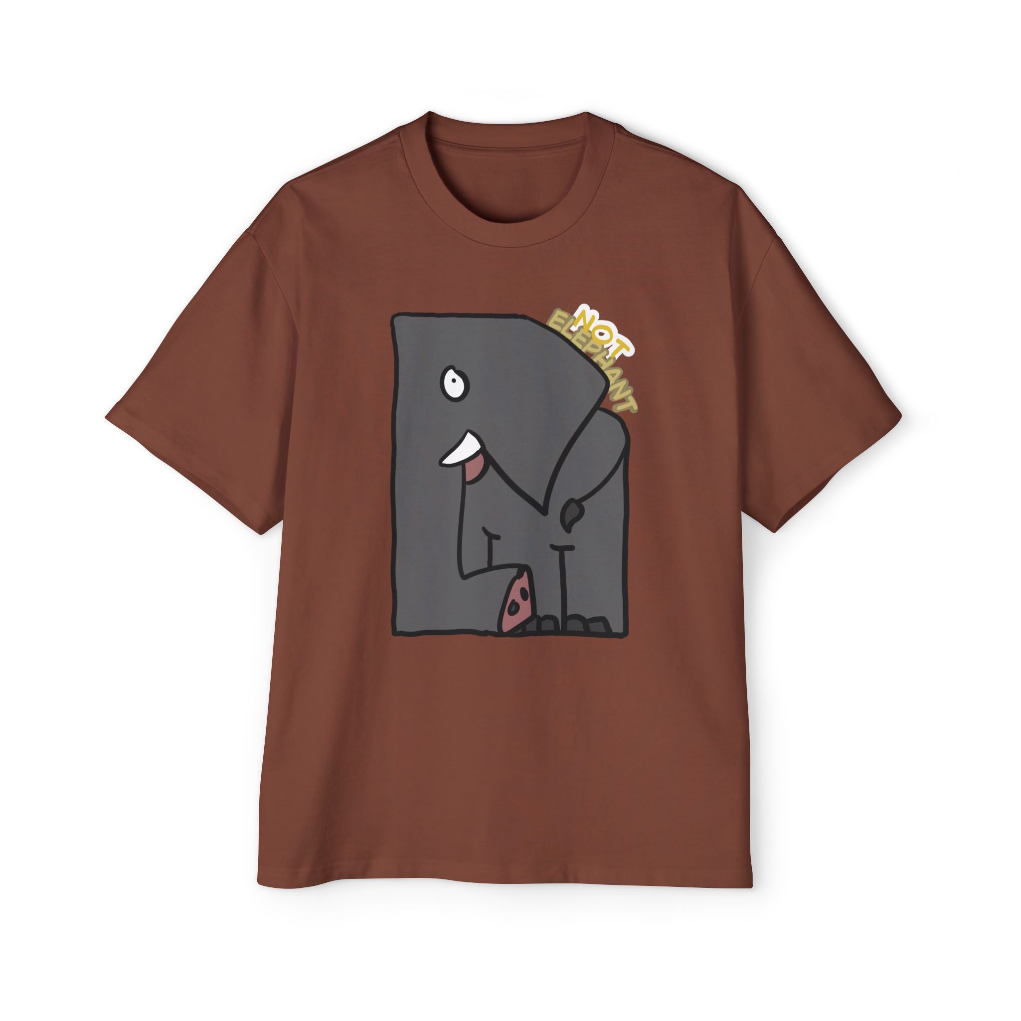 Elephant T-shirt — Not Elephant Tee | Cute Cartoon Elephant