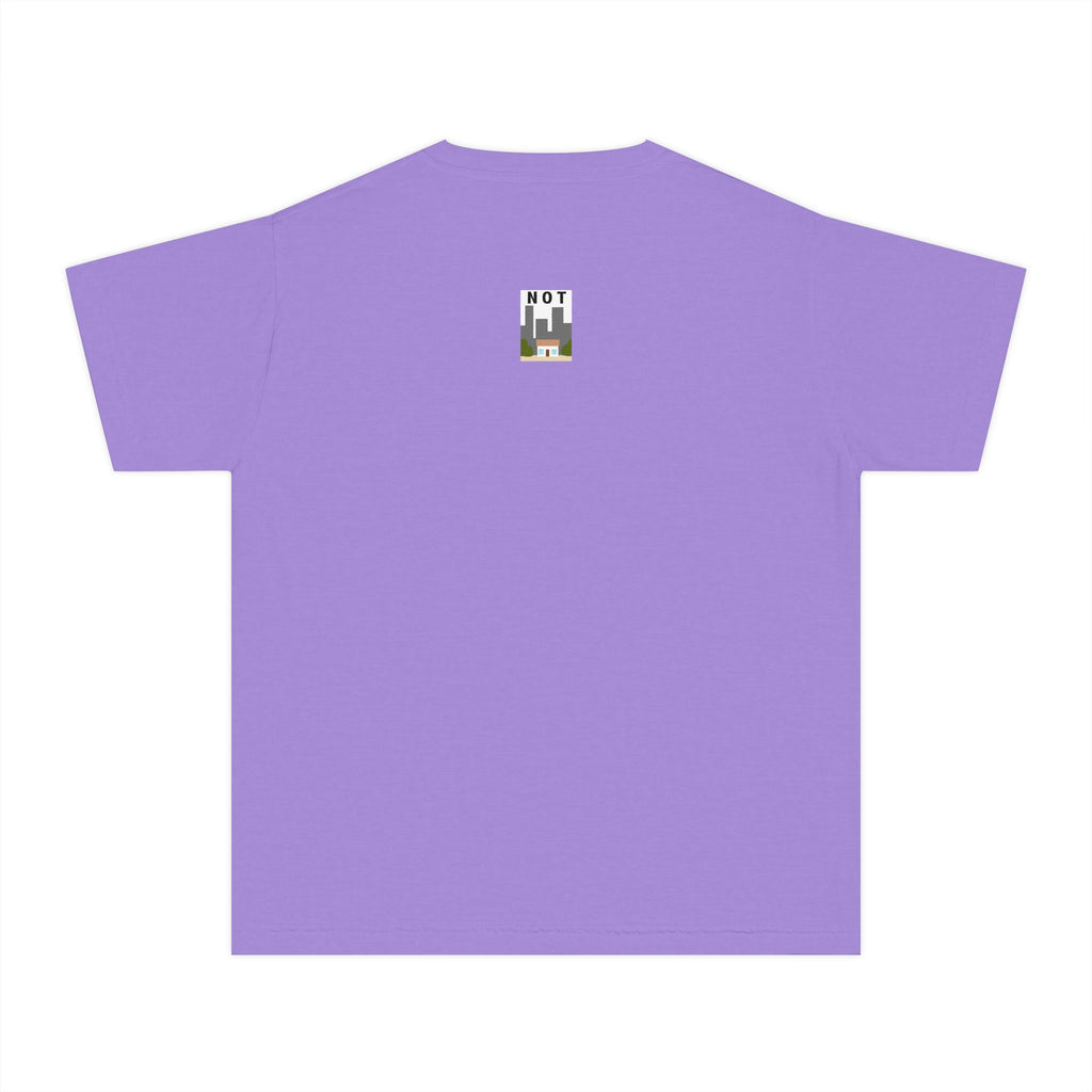 Orange Cat Youth Tee – Cute Cartoon Cat Graphic Shirt for Kids | Funny Not Cat Animal Cotton T-Shirt