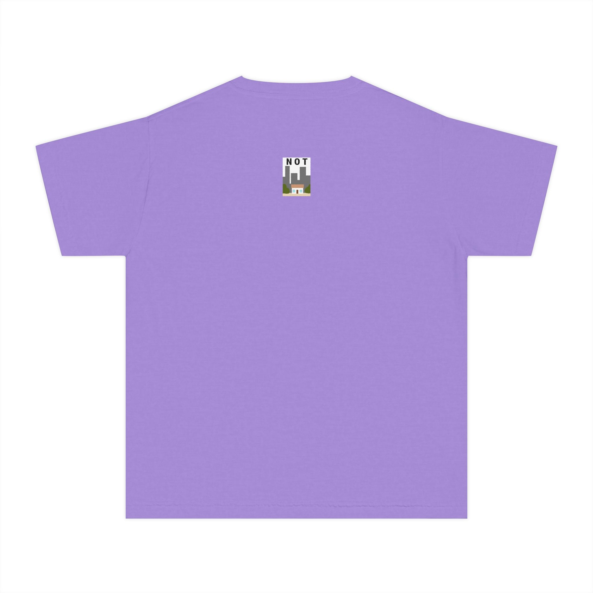 Orange Cat Youth Tee – Cute Cartoon Cat Graphic Shirt for Kids | Funny Not Cat Animal Cotton T-Shirt