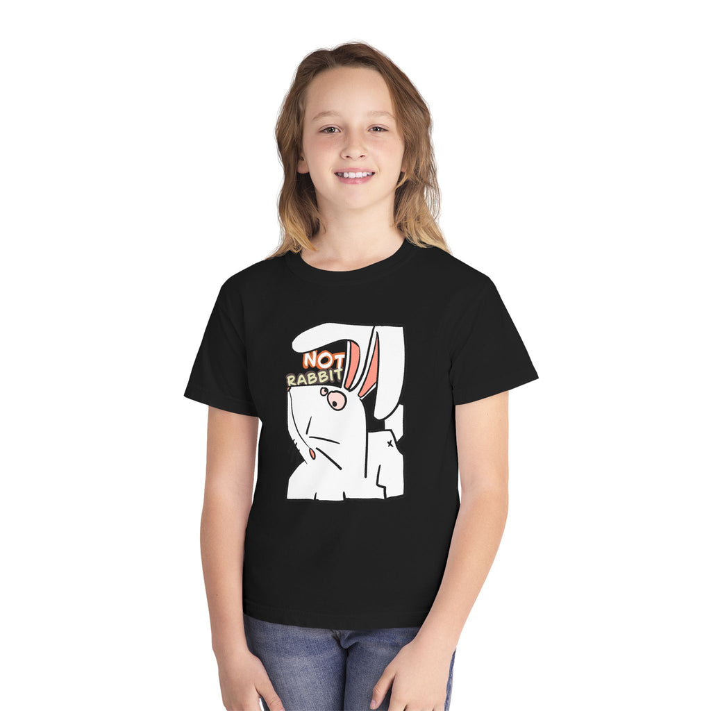 Rabbit Youth Tee — Cute 'Not Rabbit' Graphic Bunny T-Shirt