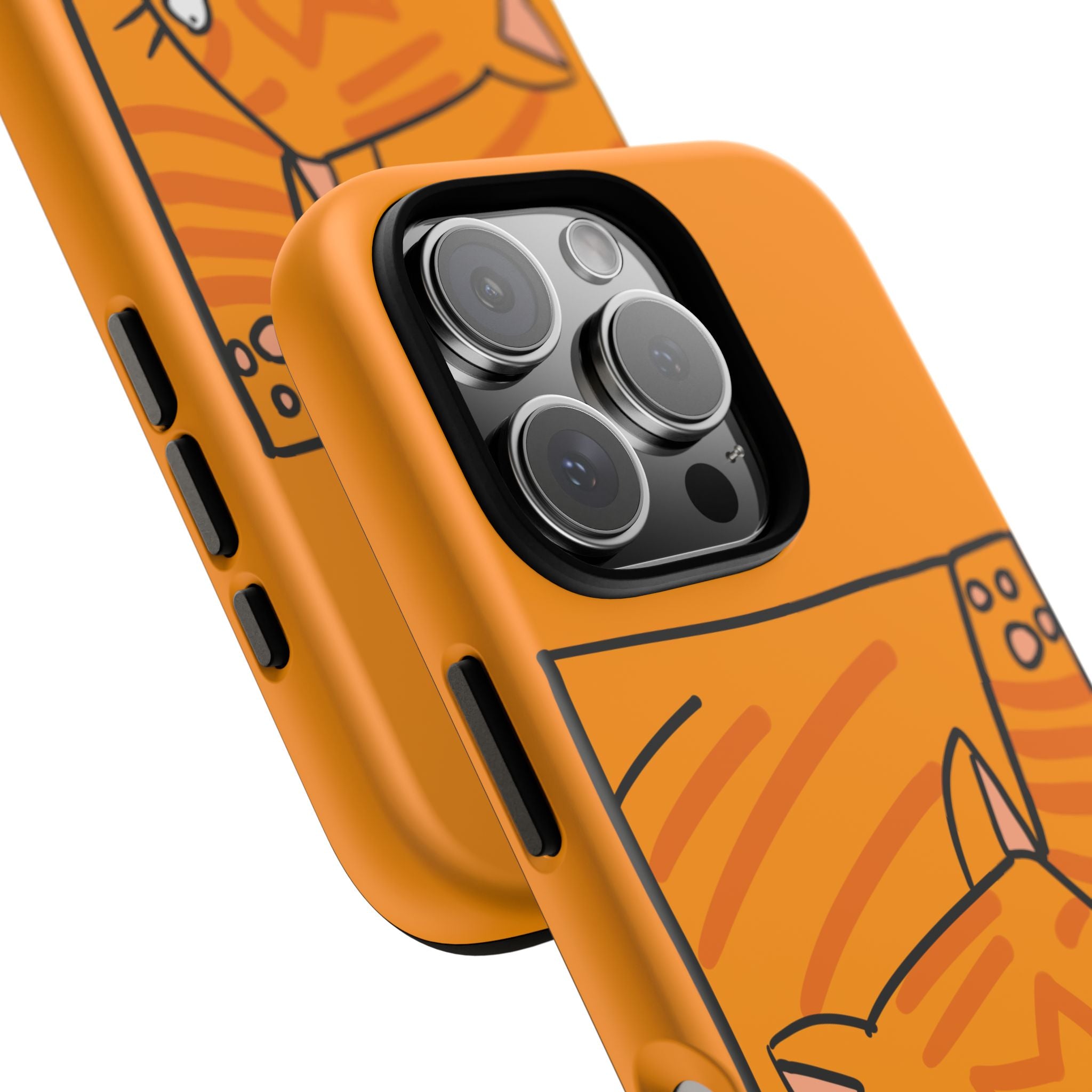 Cute Orange Cat Phone Case - Tough Cases Protective iPhone Cover