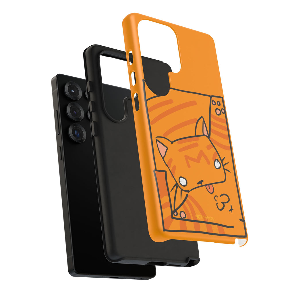 Cute Orange Cat Phone Case - Tough Cases Protective iPhone Cover