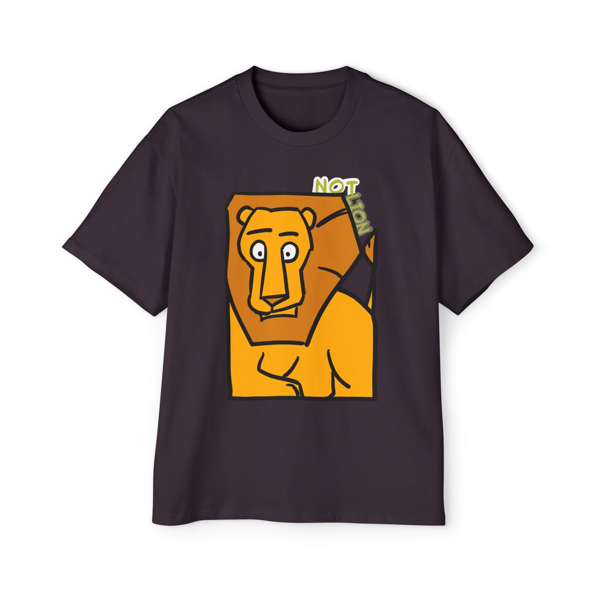 Lion T-shirt — Not Lion Tee | Cute Cartoon Lion