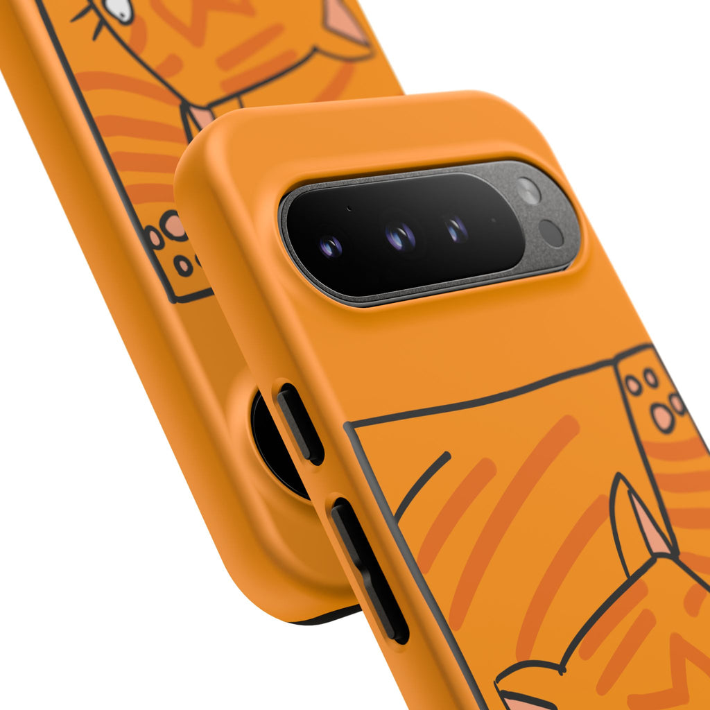 Cute Orange Cat Phone Case - Tough Cases Protective iPhone Cover