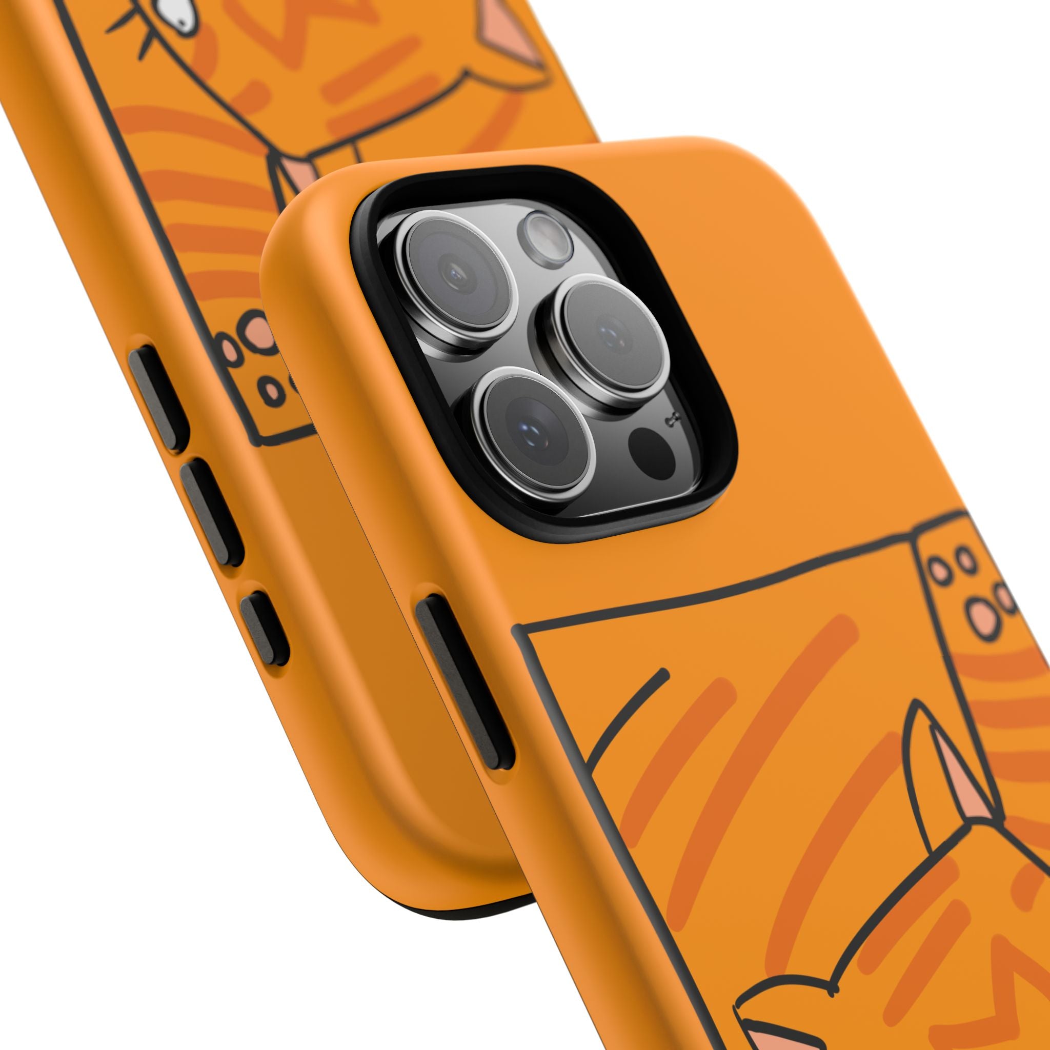 Cute Orange Cat Phone Case - Tough Cases Protective iPhone Cover