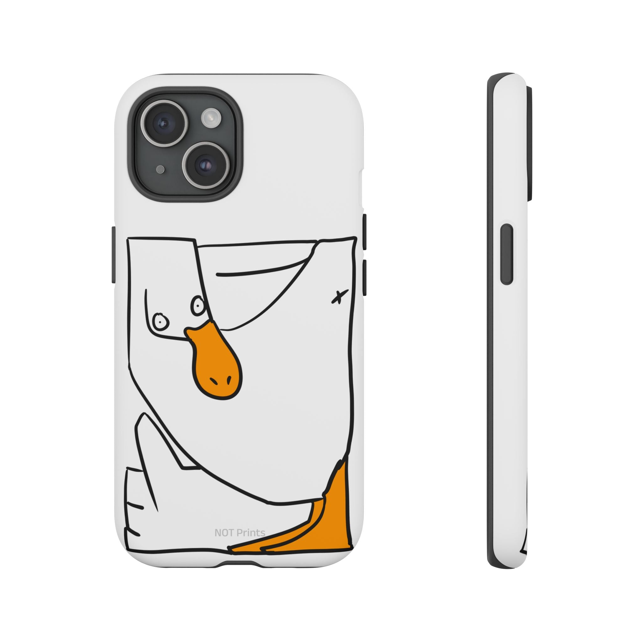 Duck Phone Case – Cute Cartoon Duck Tough Phone Cover