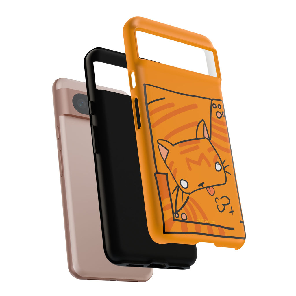 Cute Orange Cat Phone Case - Tough Cases Protective iPhone Cover