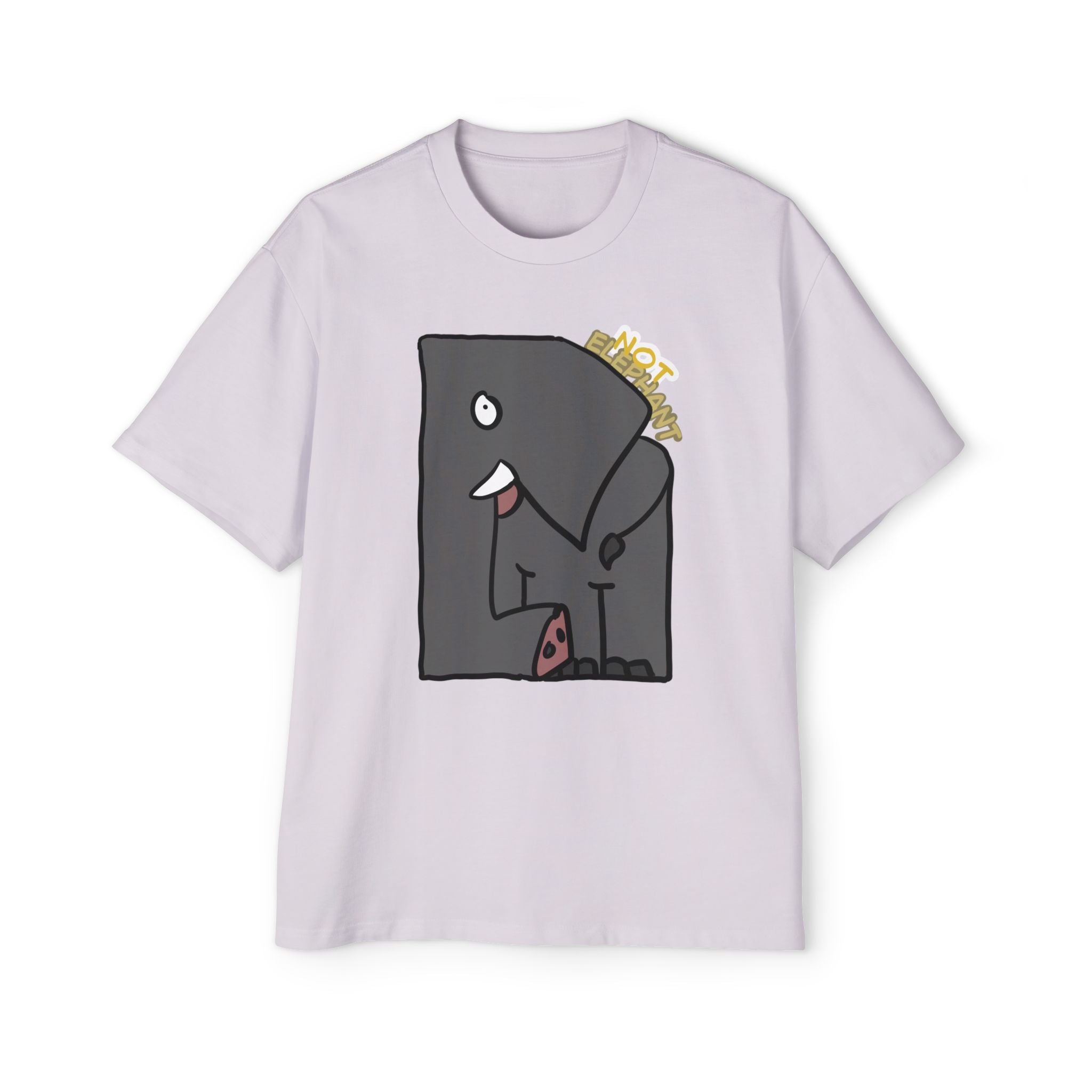Elephant T-shirt — Not Elephant Tee | Cute Cartoon Elephant
