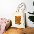 Giraffe Cotton Tote Bag – Cute Cartoon 'Not Giraffe' Canvas Shopper