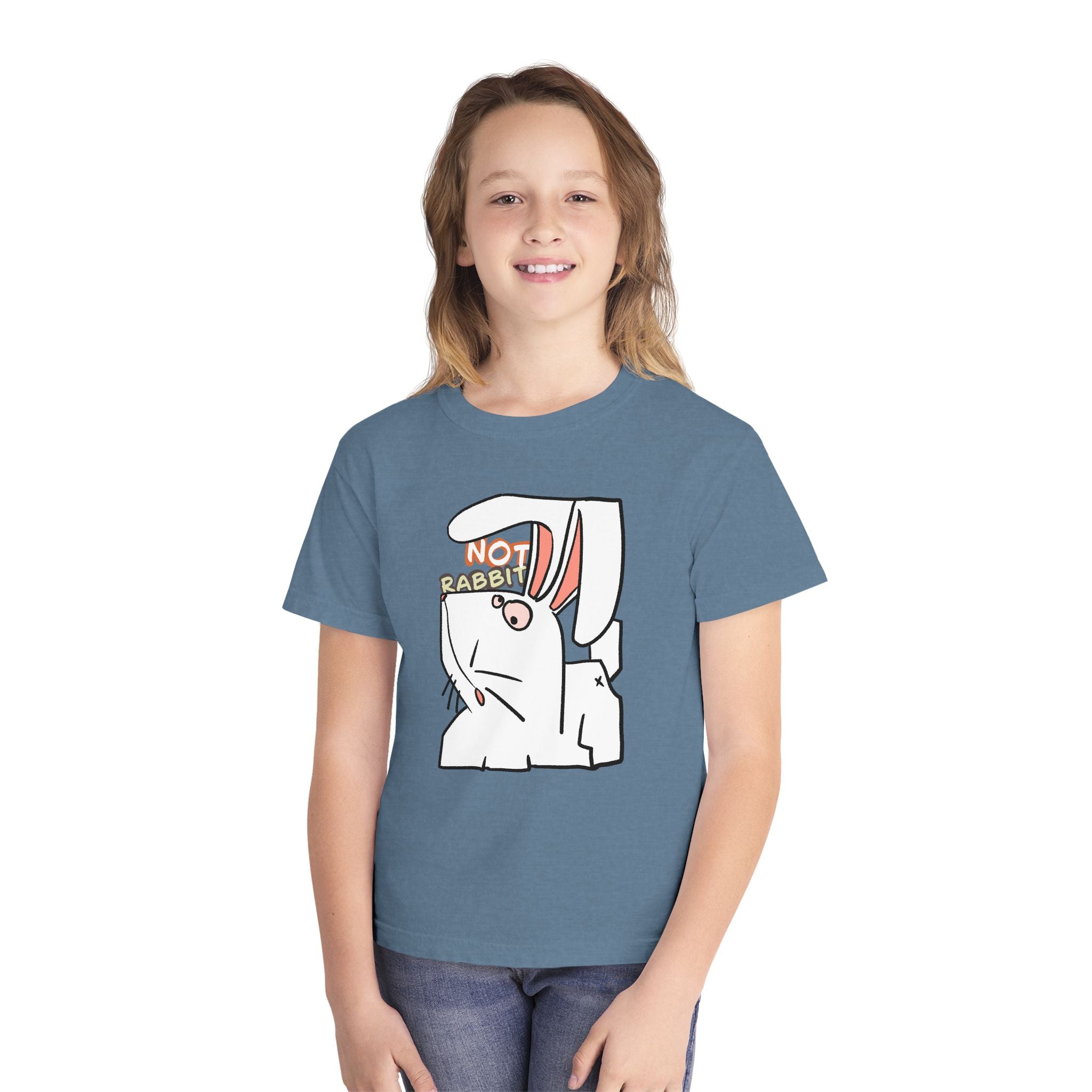 Rabbit Youth Tee — Cute 'Not Rabbit' Graphic Bunny T-Shirt