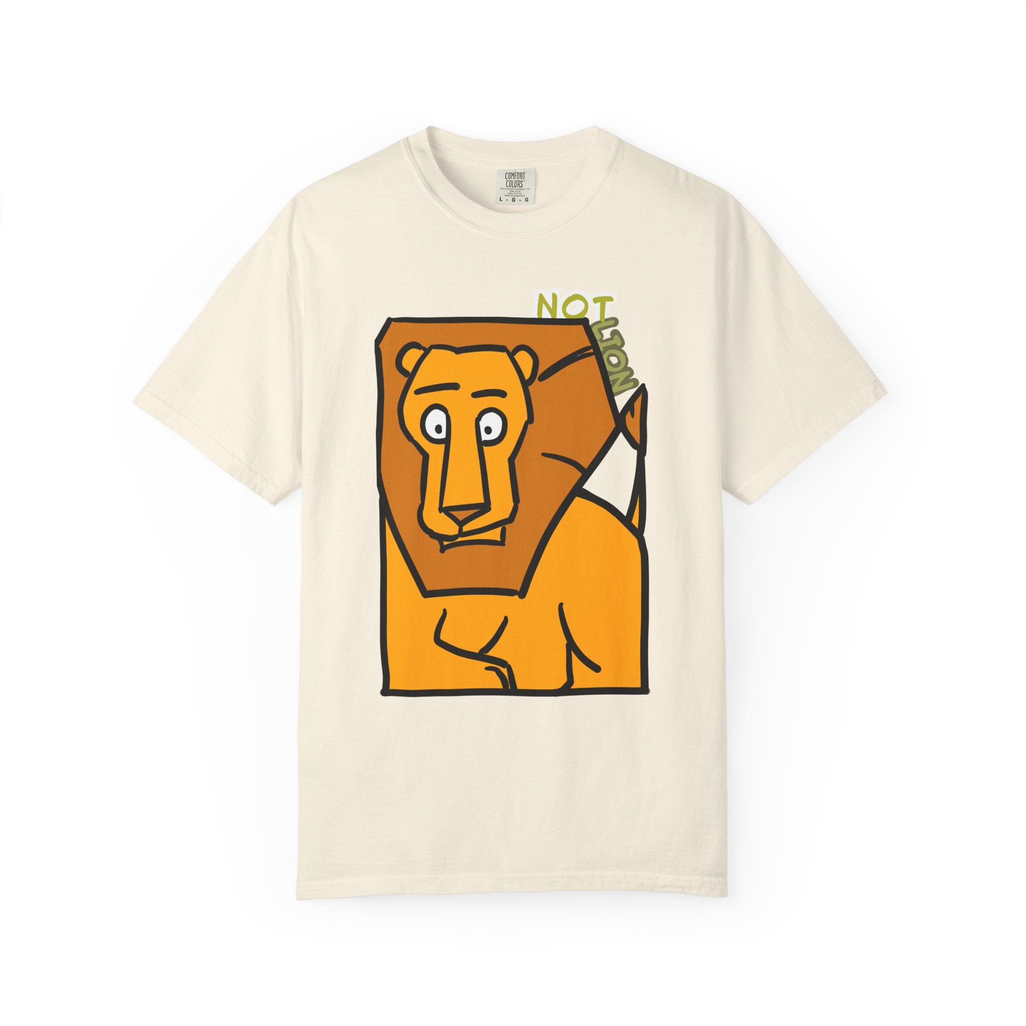 Lion Graphic Tee — "Not Lion" | Unisex T-Shirt