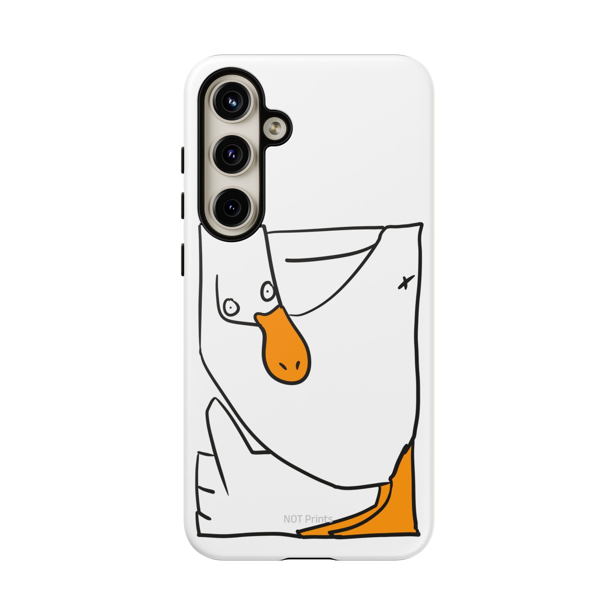 Duck Phone Case – Cute Cartoon Duck Tough Phone Cover