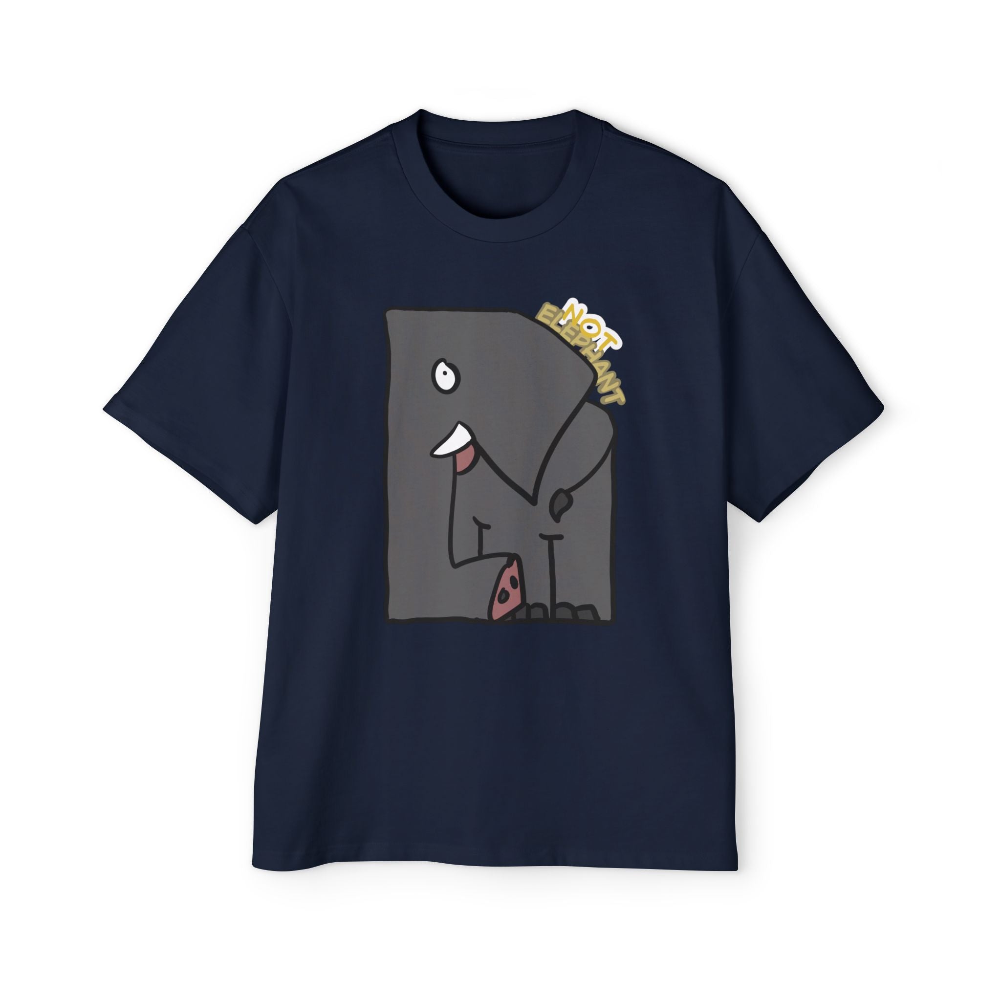 Elephant T-shirt — Not Elephant Tee | Cute Cartoon Elephant