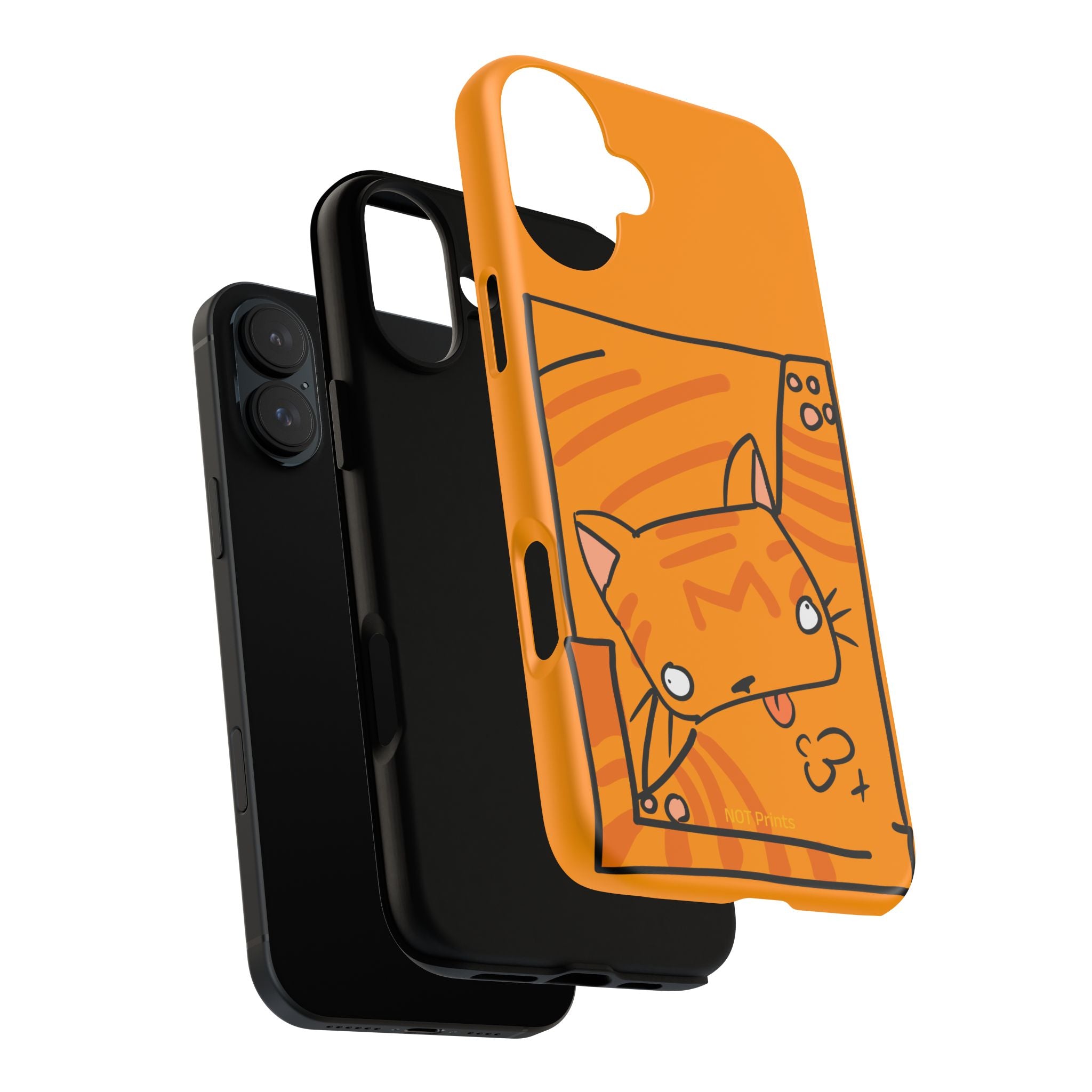 Cute Orange Cat Phone Case - Tough Cases Protective iPhone Cover