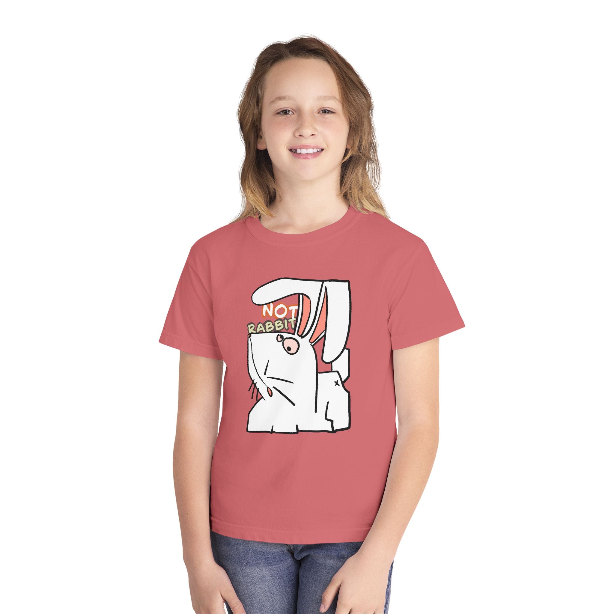 Rabbit Youth Tee — Cute 'Not Rabbit' Graphic Bunny T-Shirt
