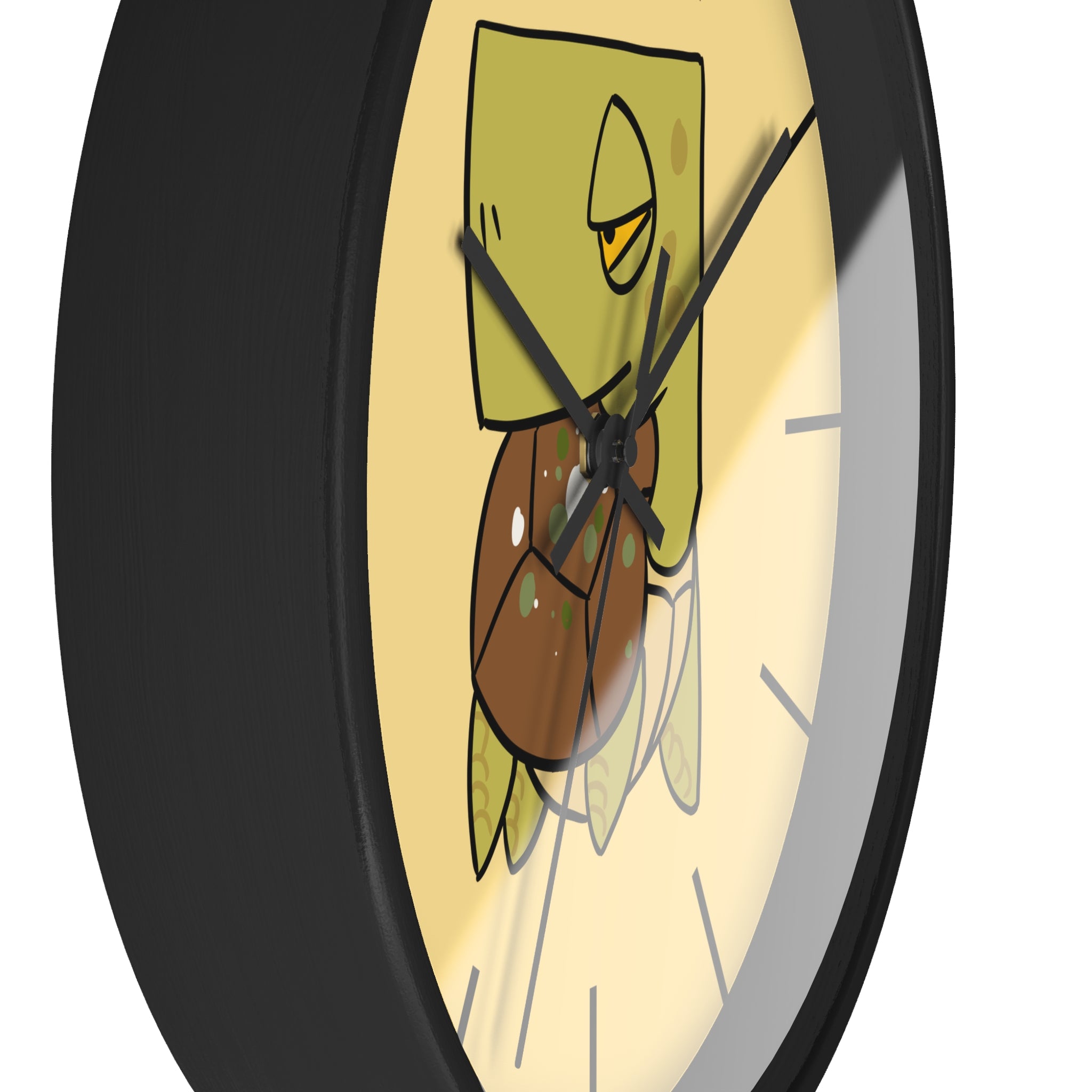 Turtle Wall Clock — Cute Cartoon Sea Turtle Clock for Kids’ Room & Beach Decor