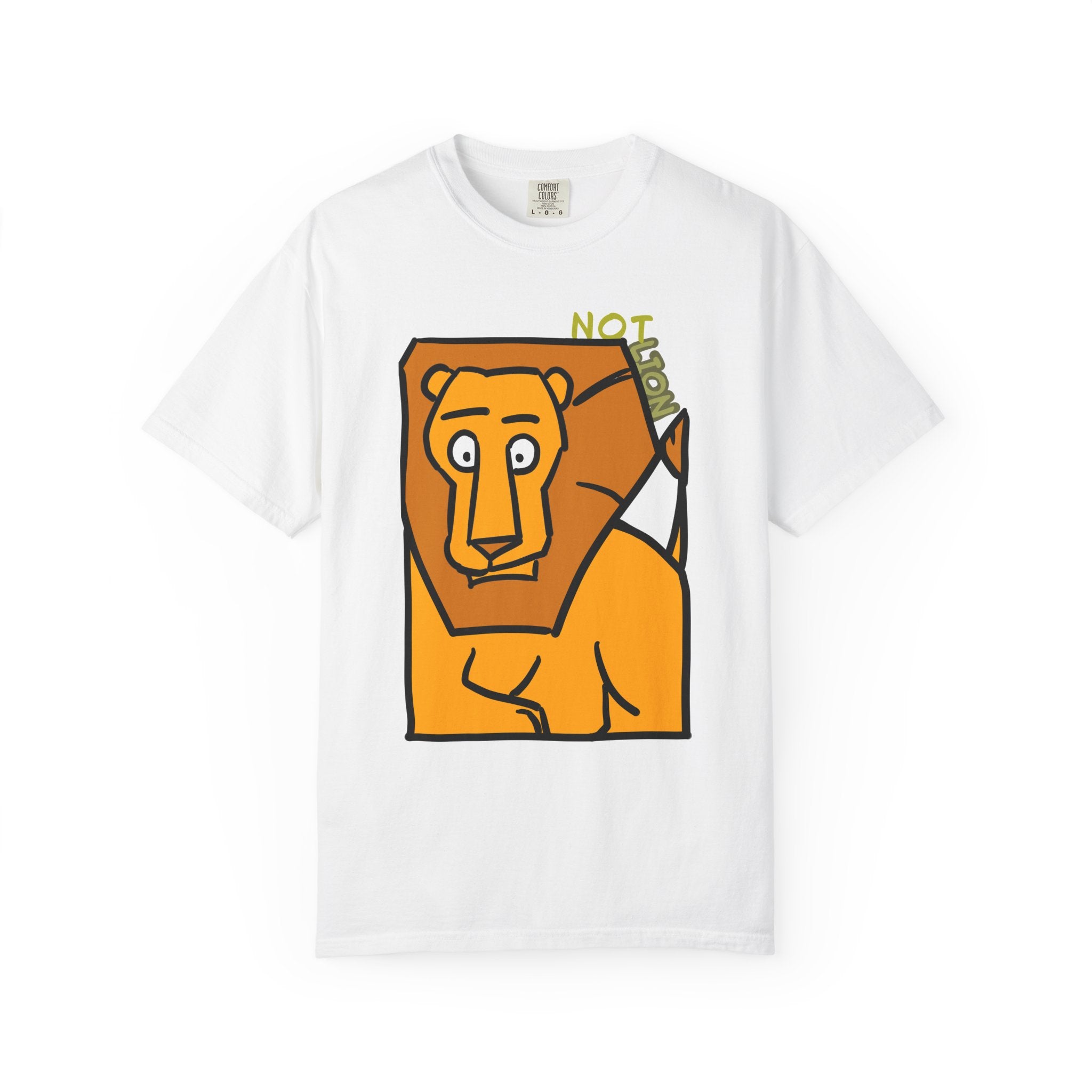 Lion Graphic Tee — "Not Lion" | Unisex T-Shirt