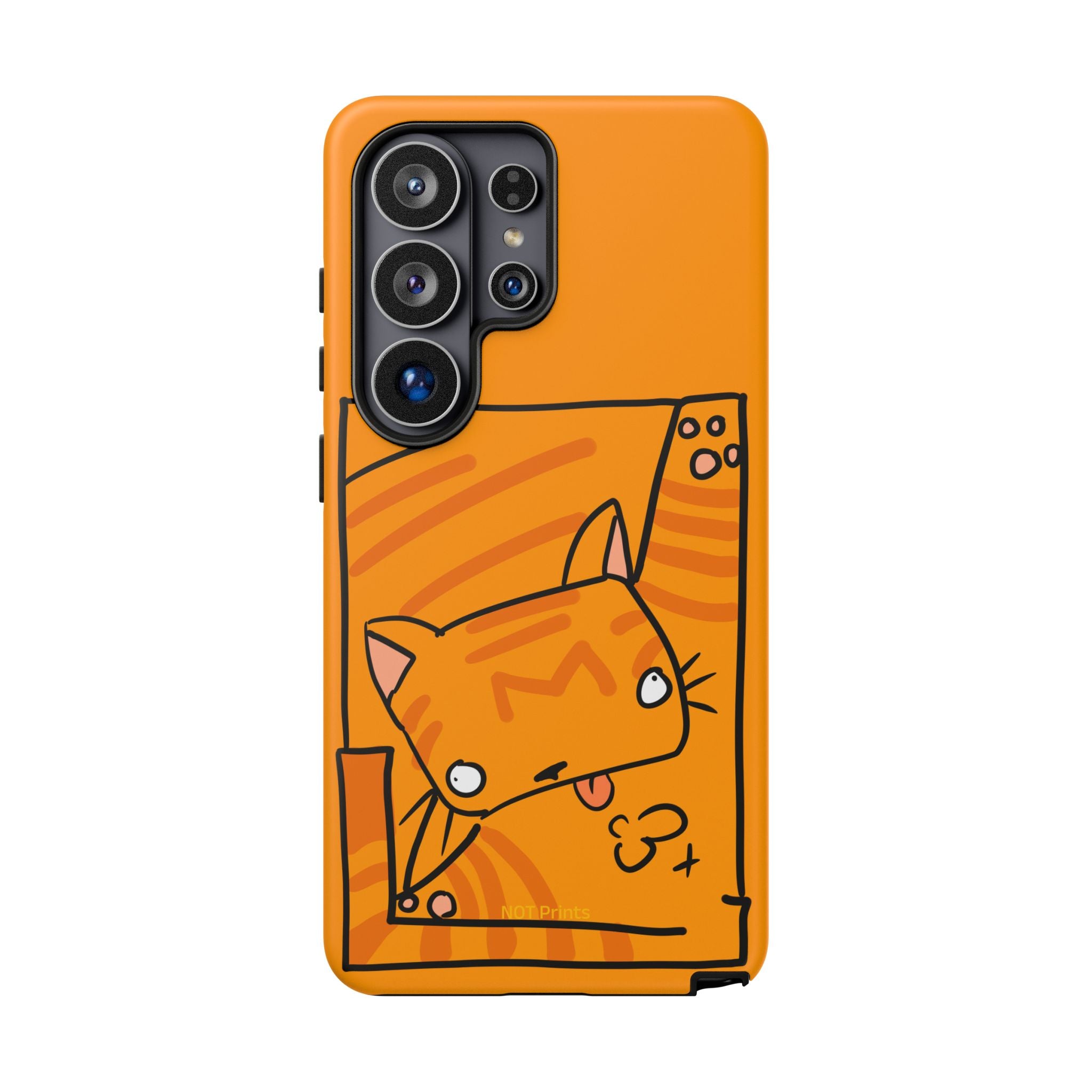 Cute Orange Cat Phone Case - Tough Cases Protective iPhone Cover