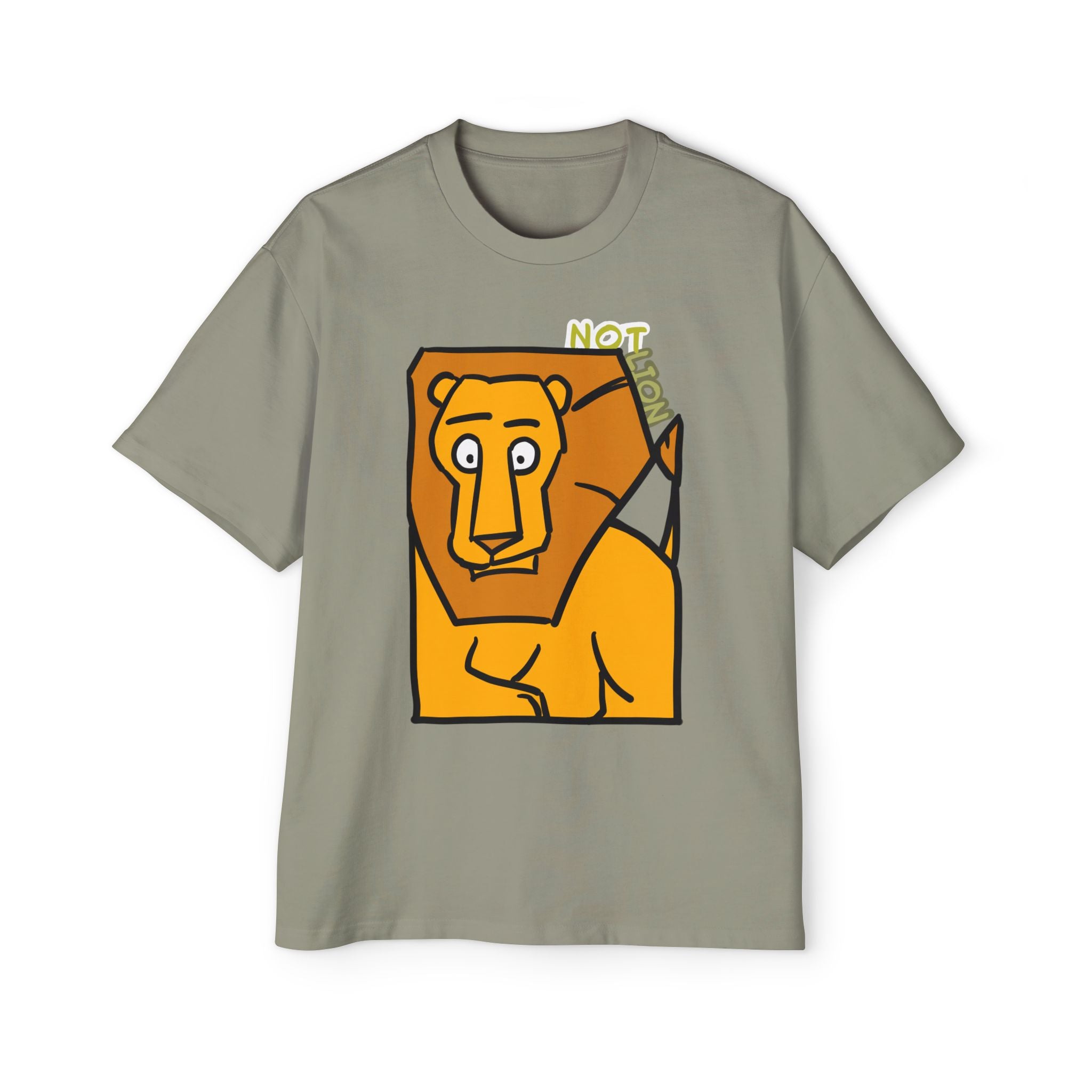 Lion T-shirt — Not Lion Tee | Cute Cartoon Lion