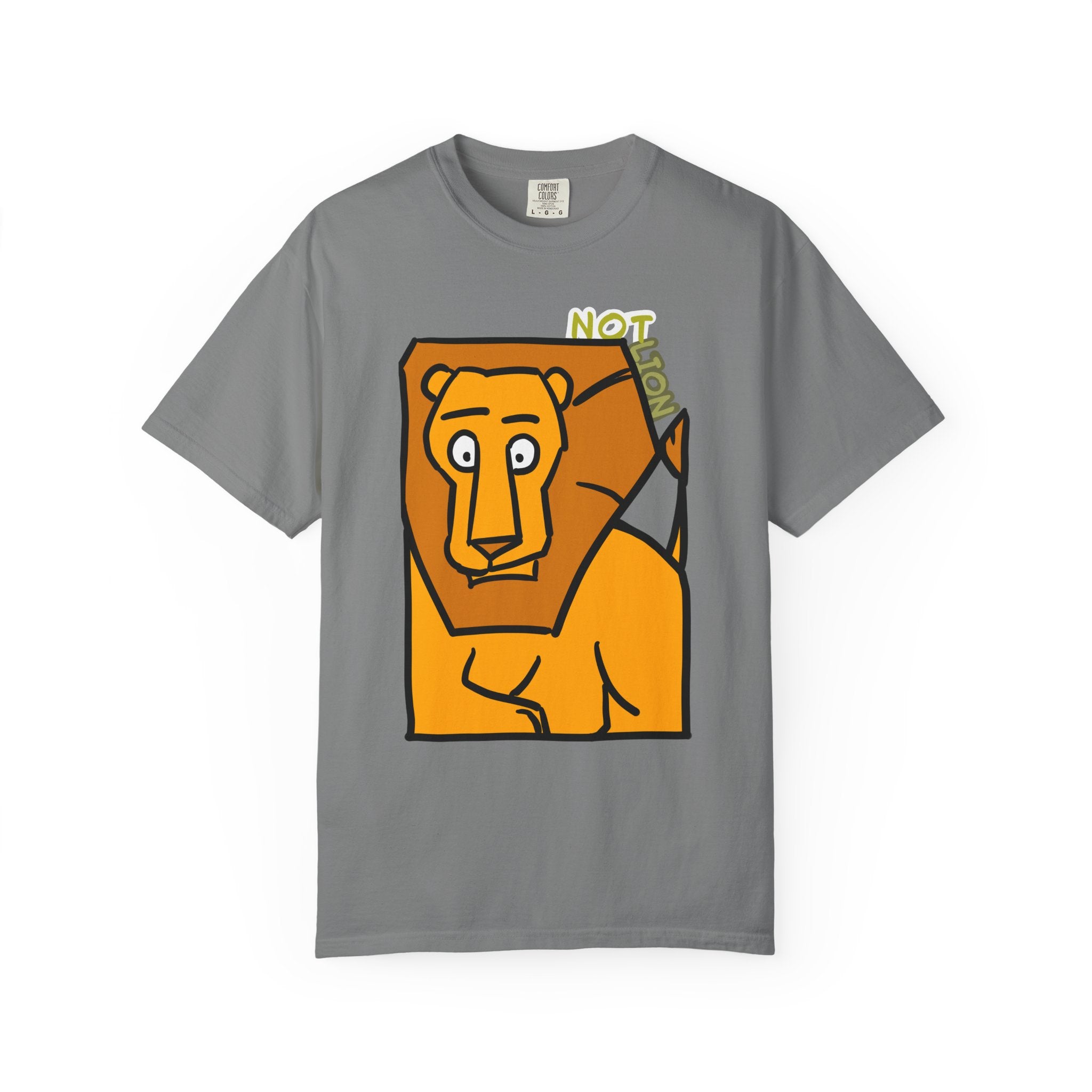 Lion Graphic Tee — "Not Lion" | Unisex T-Shirt