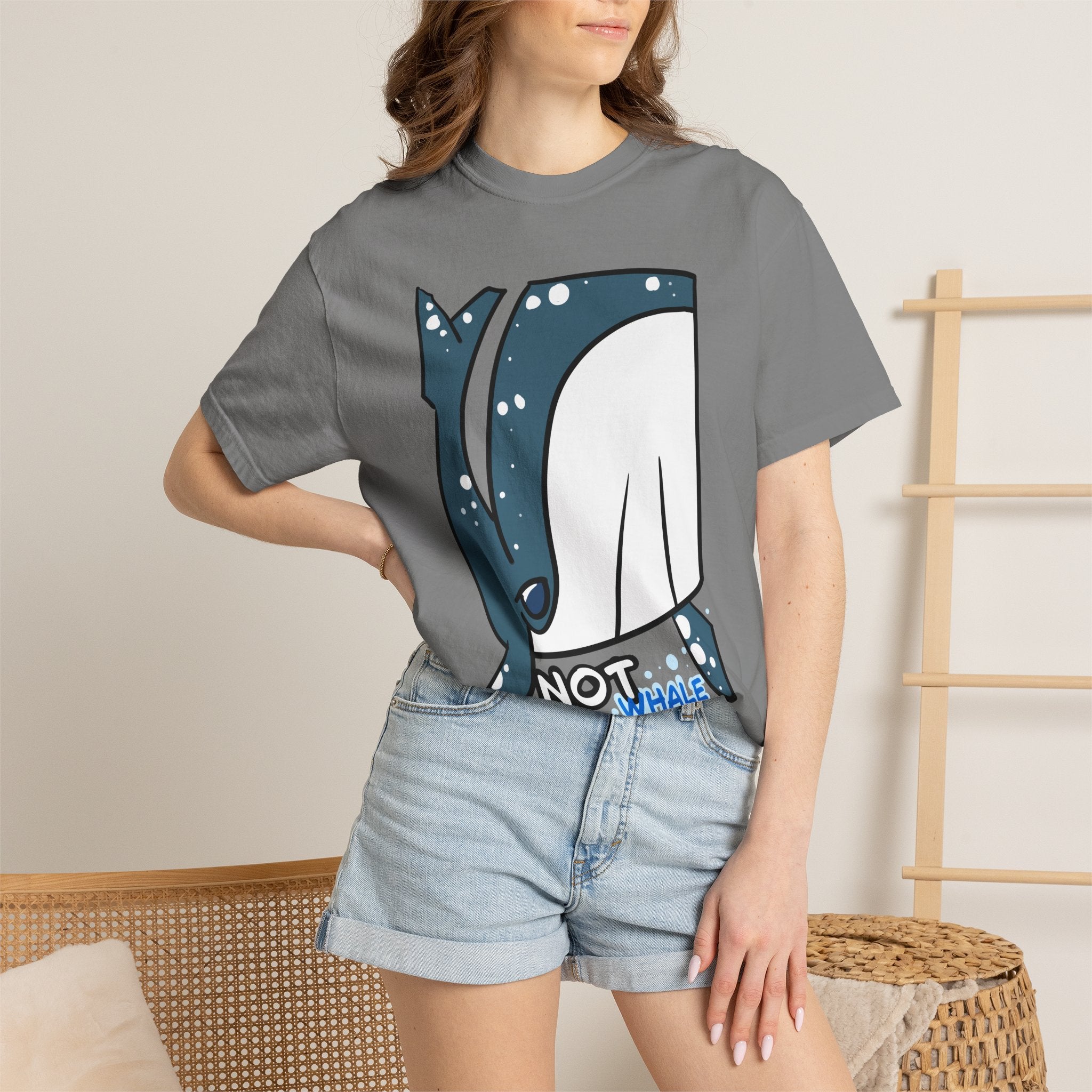 Whale T-Shirt — Cute Cartoon "Not Whale" Unisex T-shirt