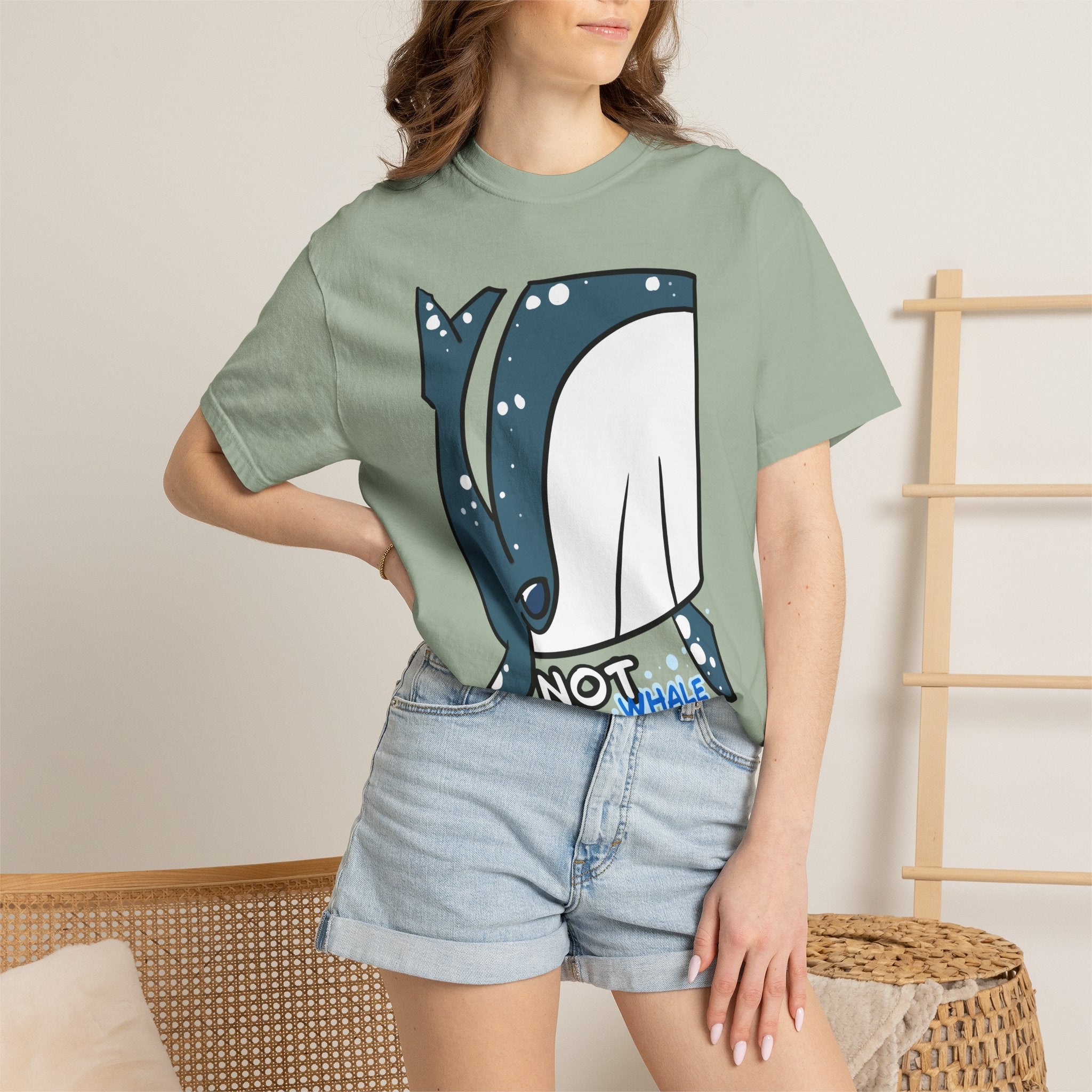 Whale T-Shirt — Cute Cartoon "Not Whale" Unisex T-shirt