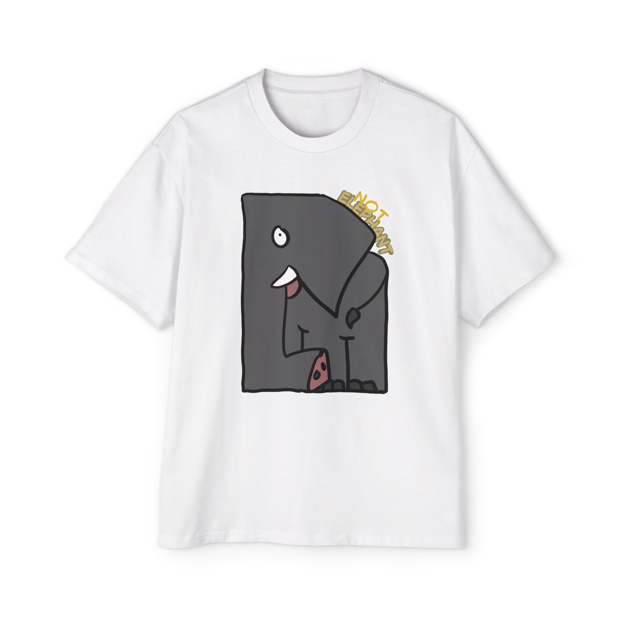 Elephant T-shirt — Not Elephant Tee | Cute Cartoon Elephant