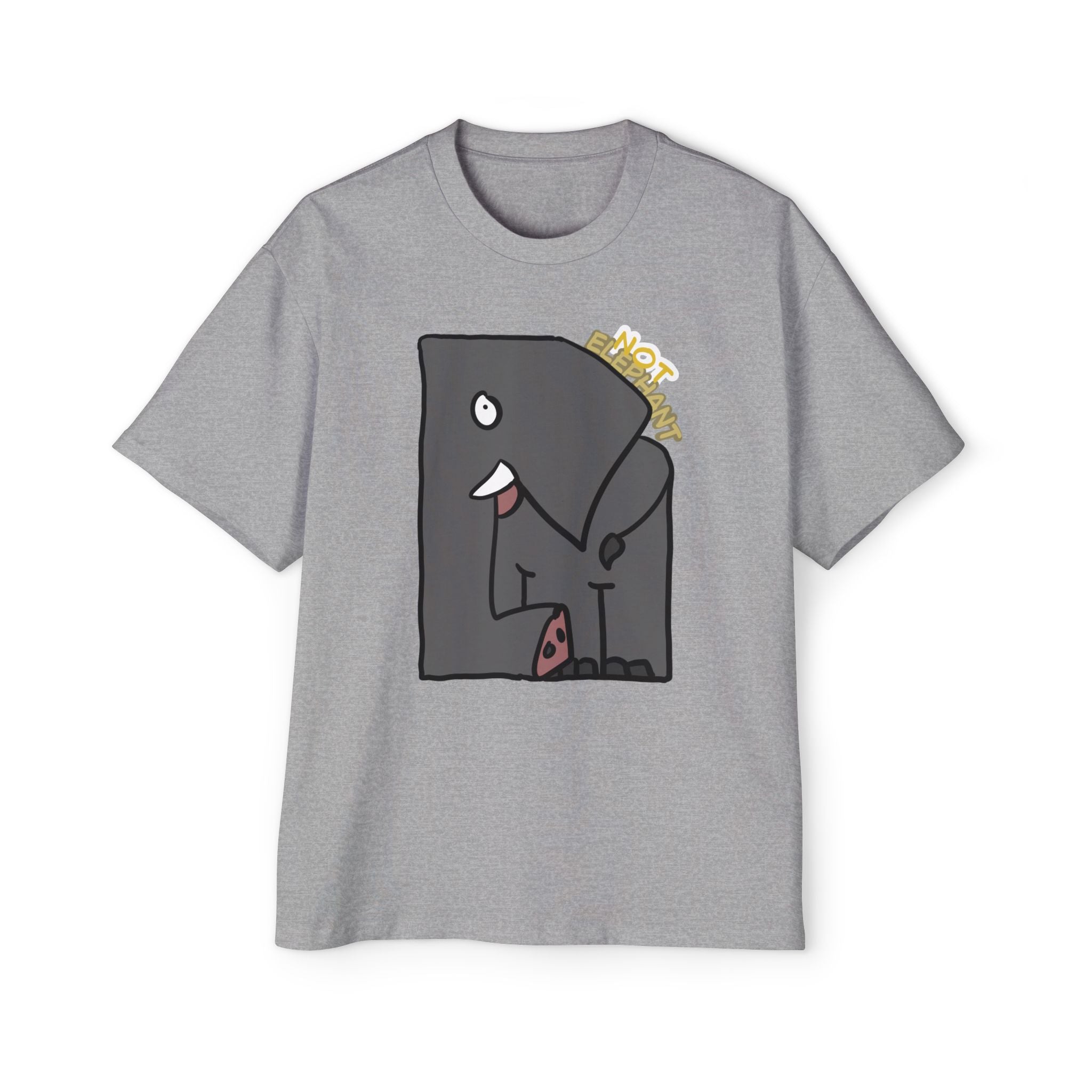 Elephant T-shirt — Not Elephant Tee | Cute Cartoon Elephant