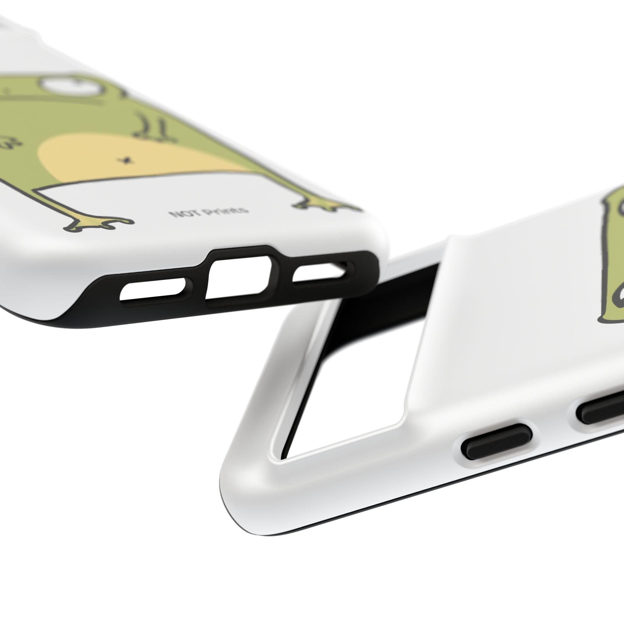 Funny Frog Tough Phone Case — Cute Stubborn Frog Protective iPhone Case