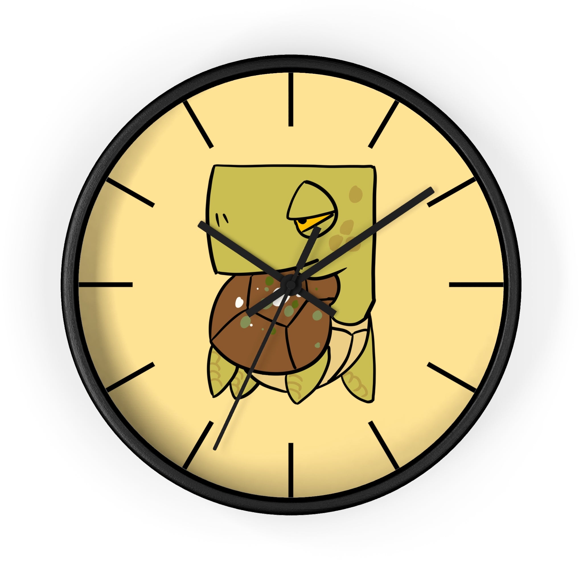 Turtle Wall Clock — Cute Cartoon Sea Turtle Clock for Kids’ Room & Beach Decor