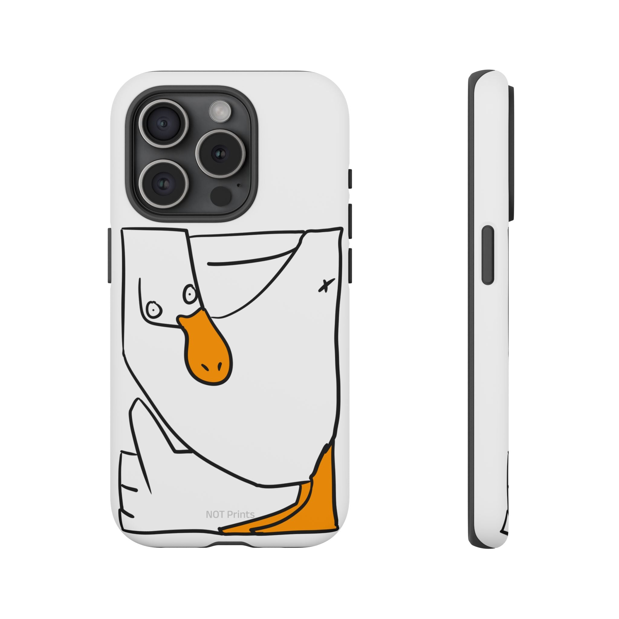 Duck Phone Case – Cute Cartoon Duck Tough Phone Cover