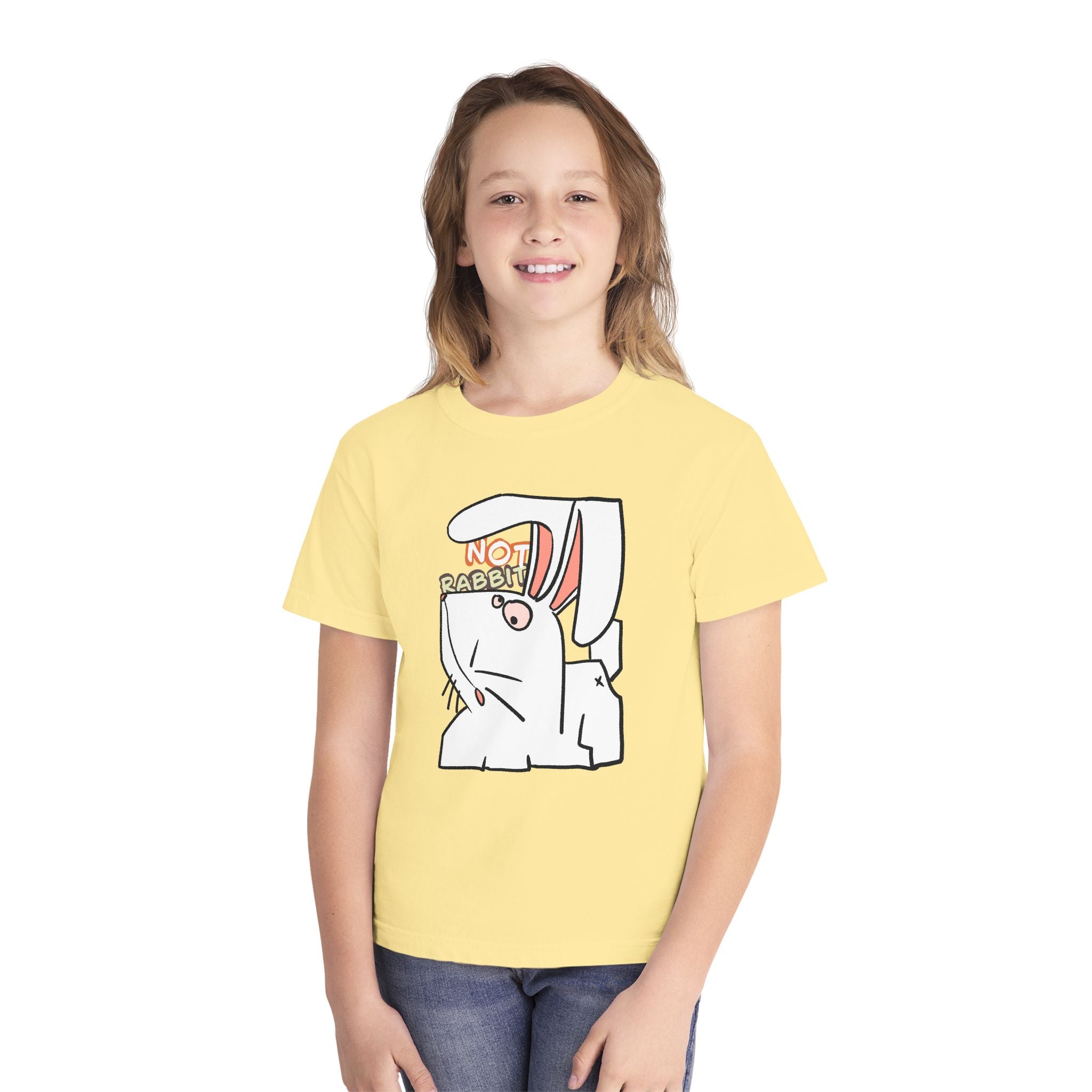 Rabbit Youth Tee — Cute 'Not Rabbit' Graphic Bunny T-Shirt